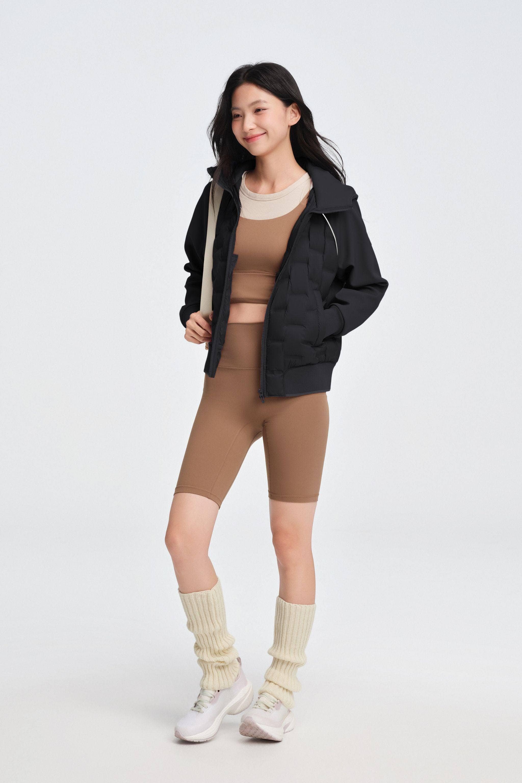 BOSIDENG 2025 Goose Down Weightless Jacket 6744 Jacket Black / XXXS