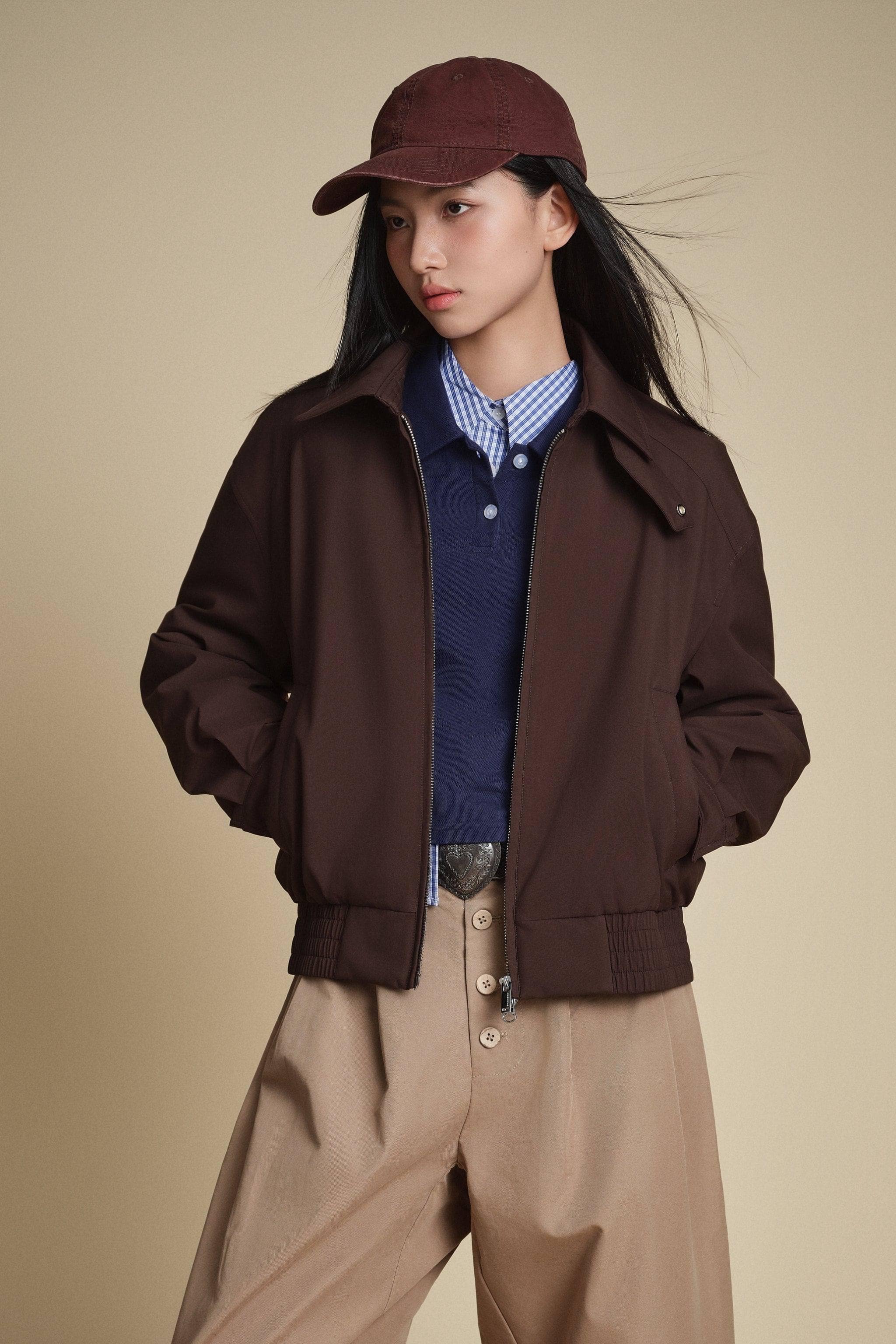 BOSIDENG 2025 Men's Short Refined Barn Down Jacket Cocoa Brown / XS