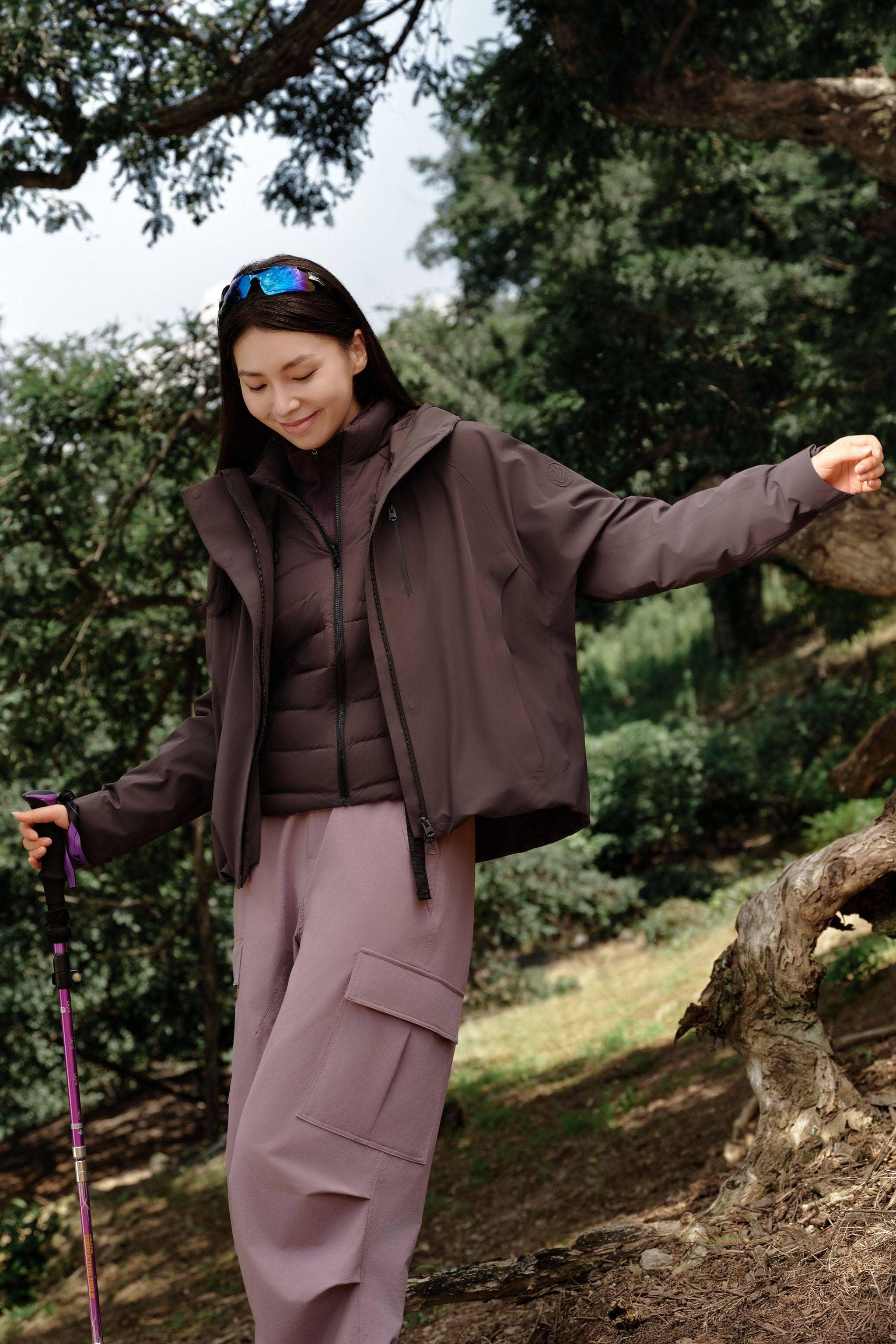 BOSIDENG 2025 Women's All Weather Goose Down Jacket 1314 Jacket Earth Brown / 4