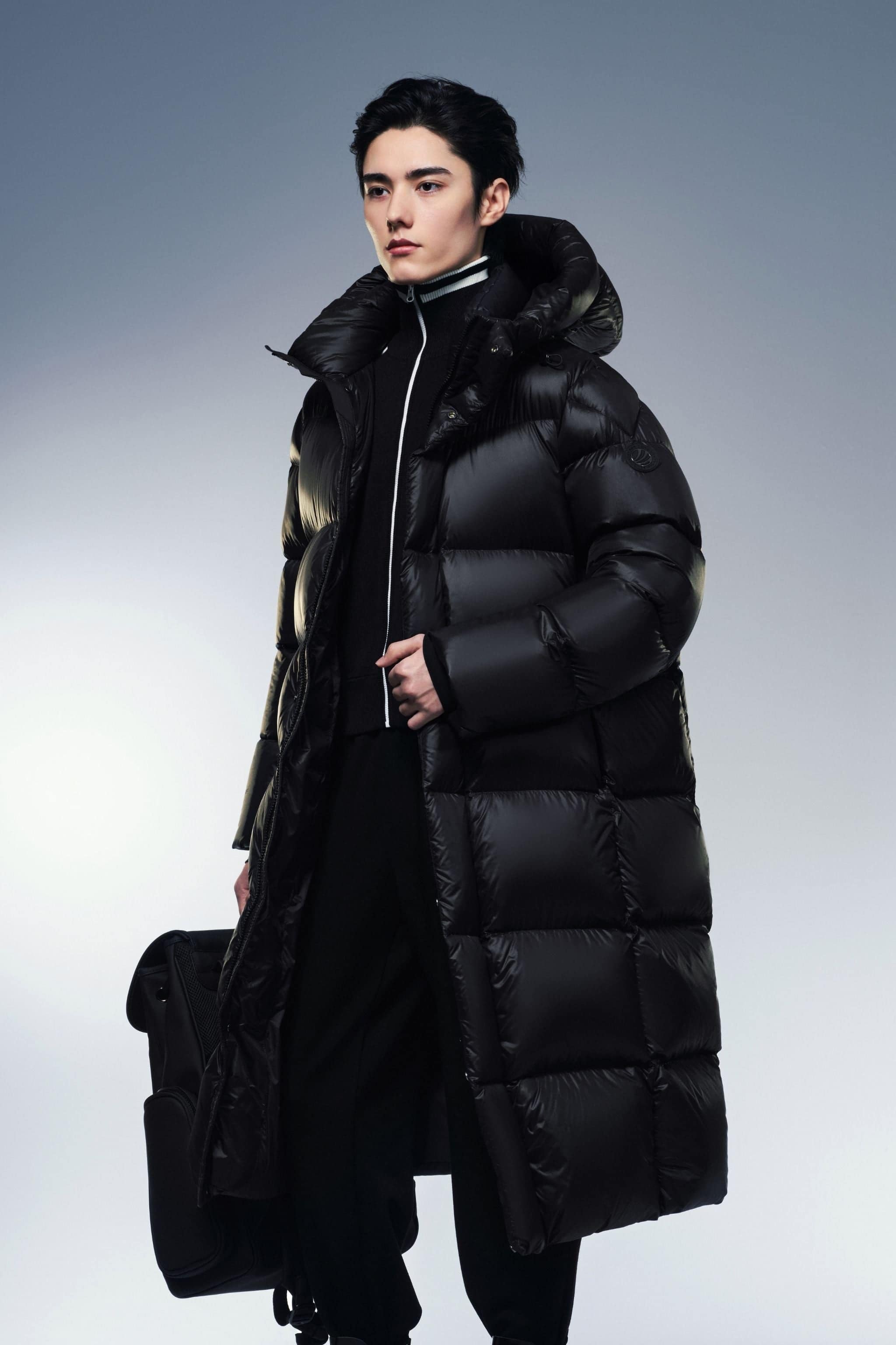 BOSIDENG 2025 Full Length Goose Down Puffer With Hood 130 Jacket