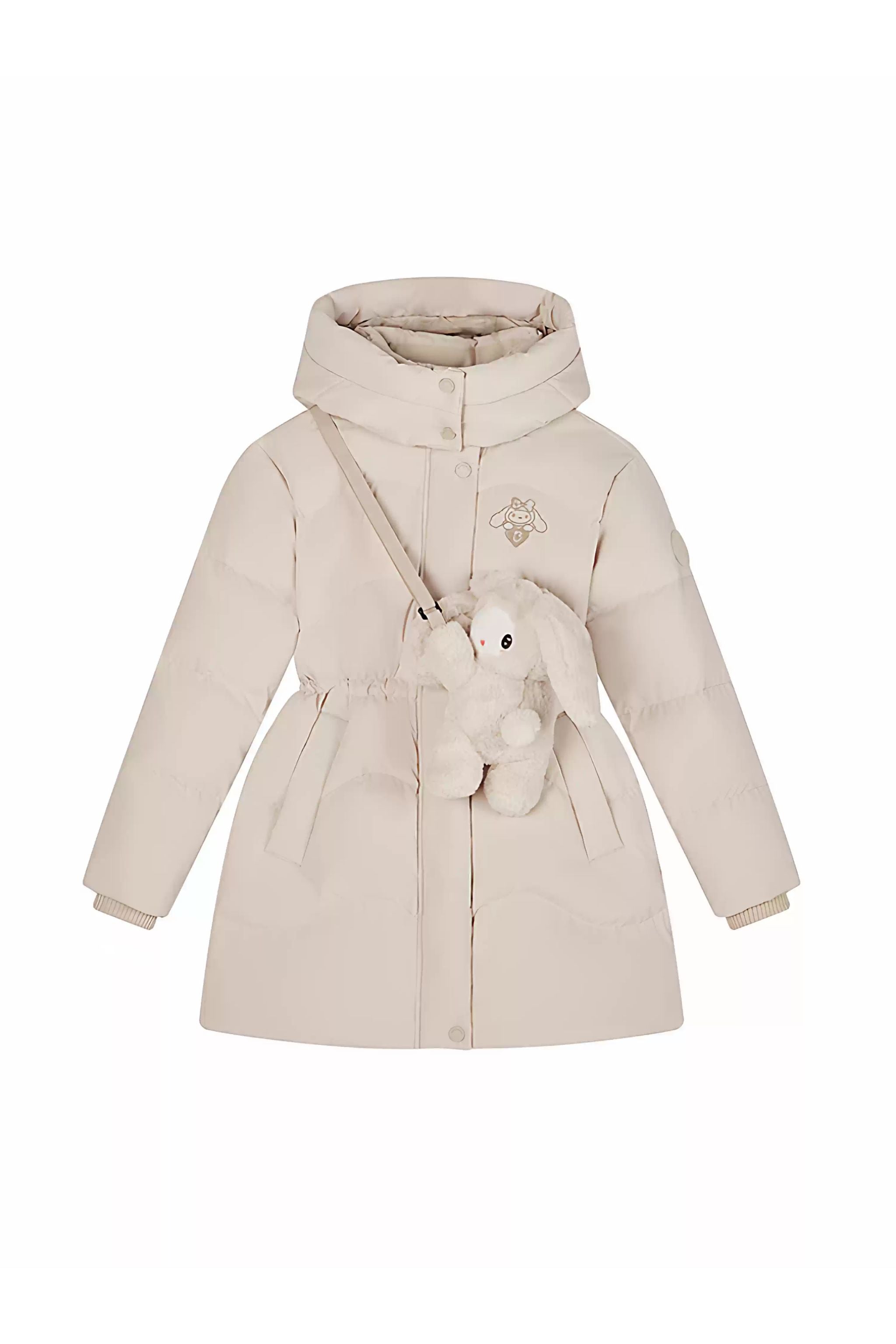 BOSIDENG 2025 Girl's Mid-Length Down Jacket 318 Jacket