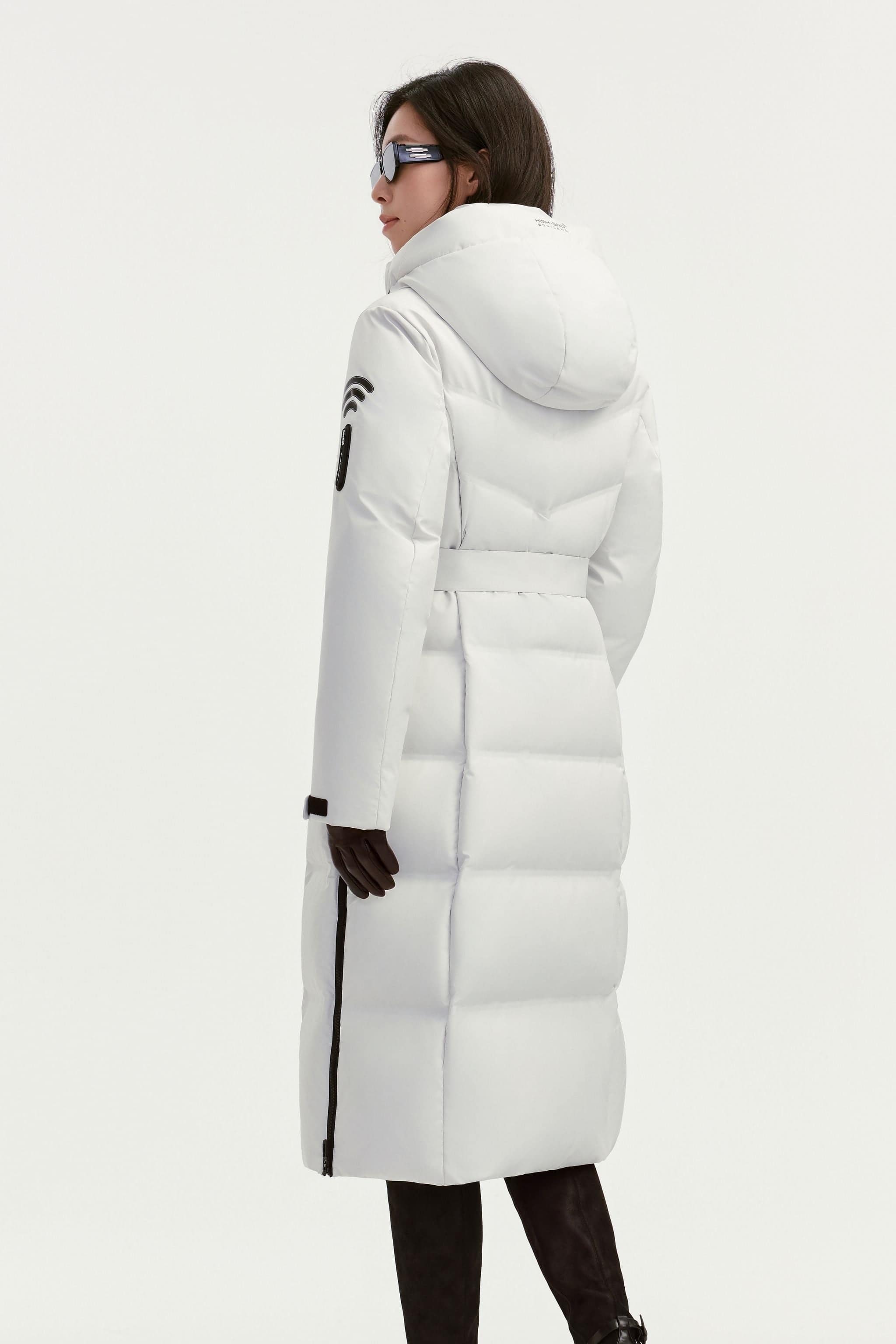GORE-TEX® Women's Full Length Goose Down Jacket 206 — A full-length jacket that transitions effortlessly from city — view 4; windproof