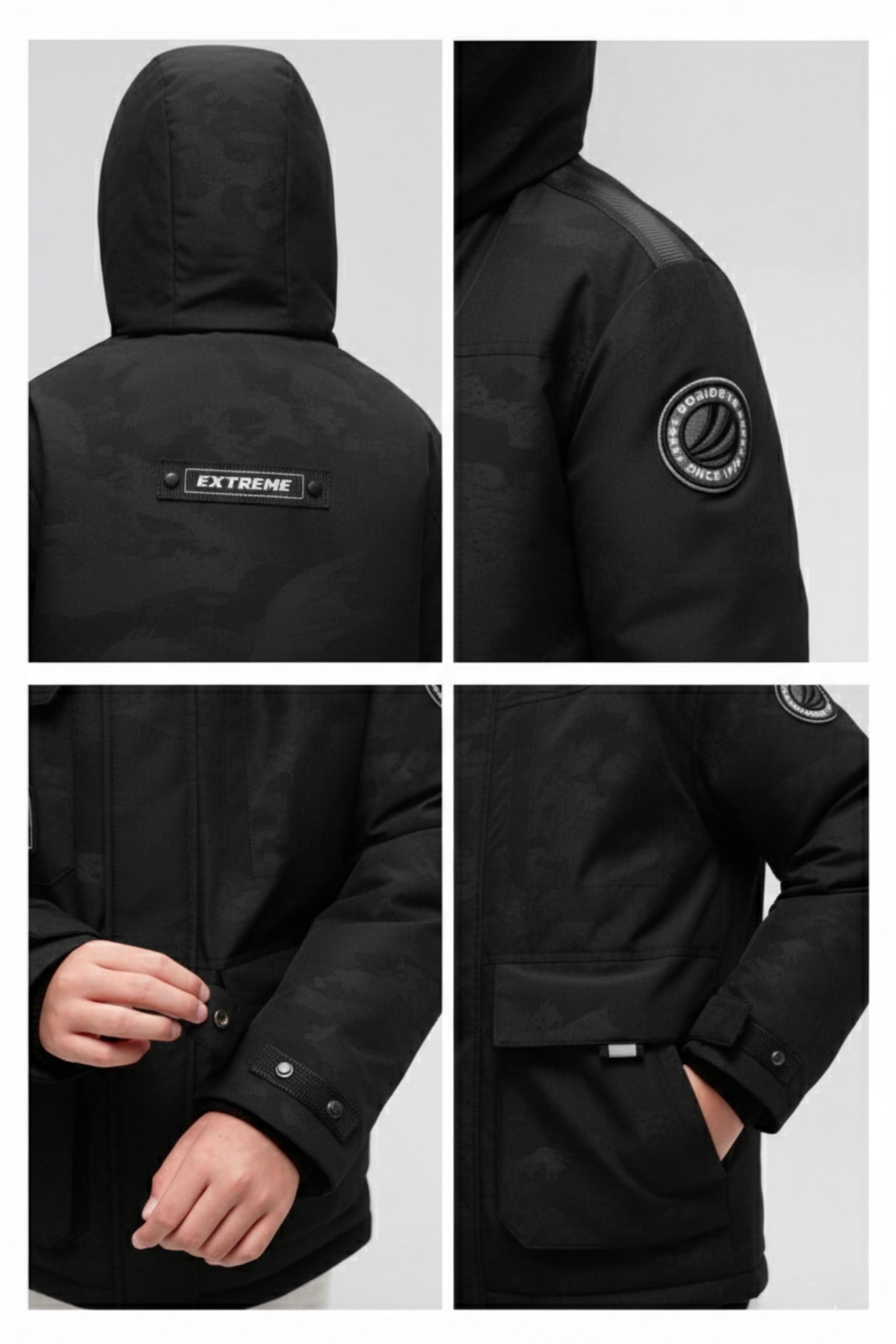 BOSIDENG 2025 Kid's Classic Extreme Short Down Jacket 317 Jacket