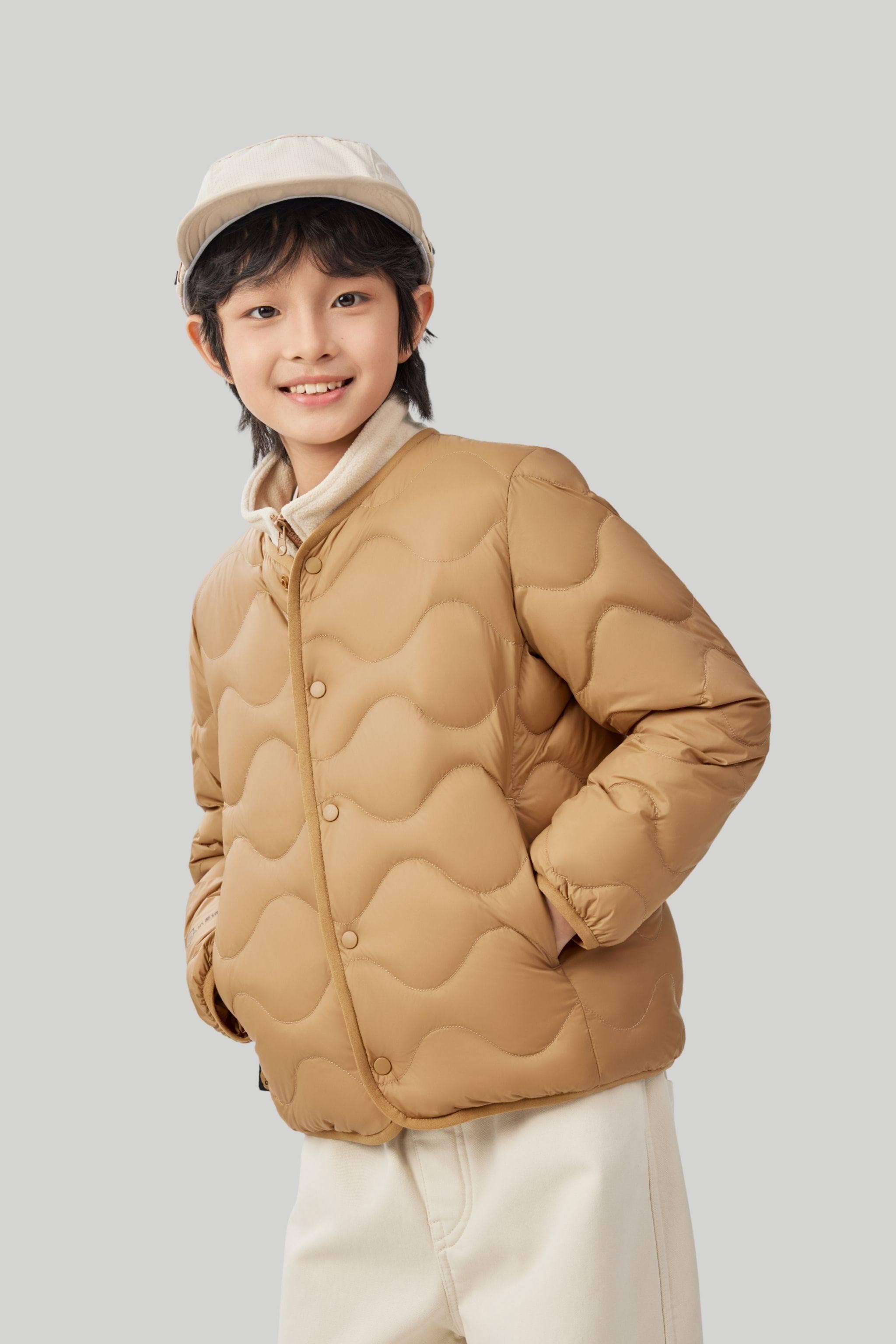 BOSIDENG 2025 Kid's Versatile Layering Down Jacket 5030 Jacket