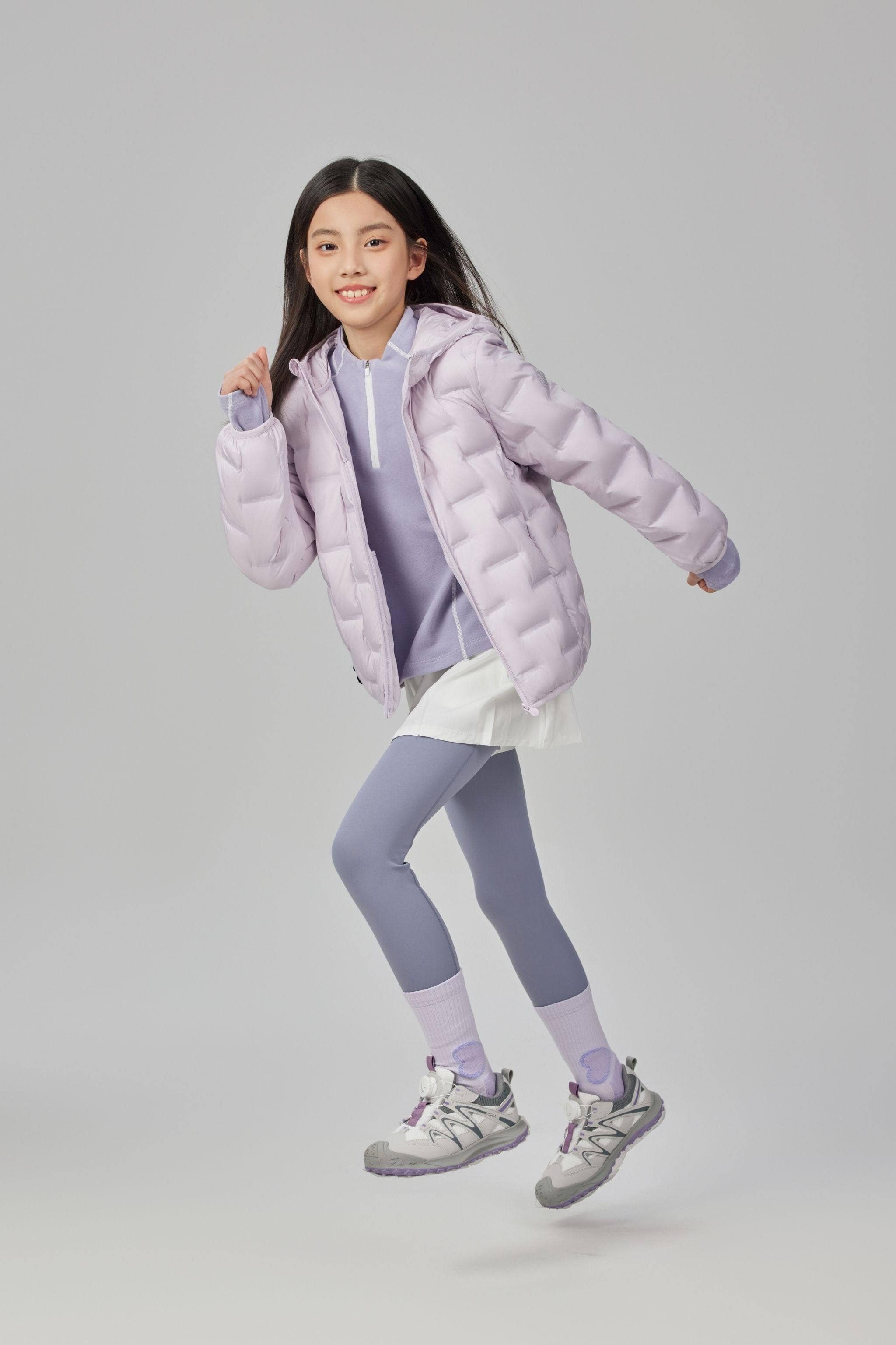 BOSIDENG 2025 Kid's Versatile Layering Down Jacket With Hood 5040 Jacket