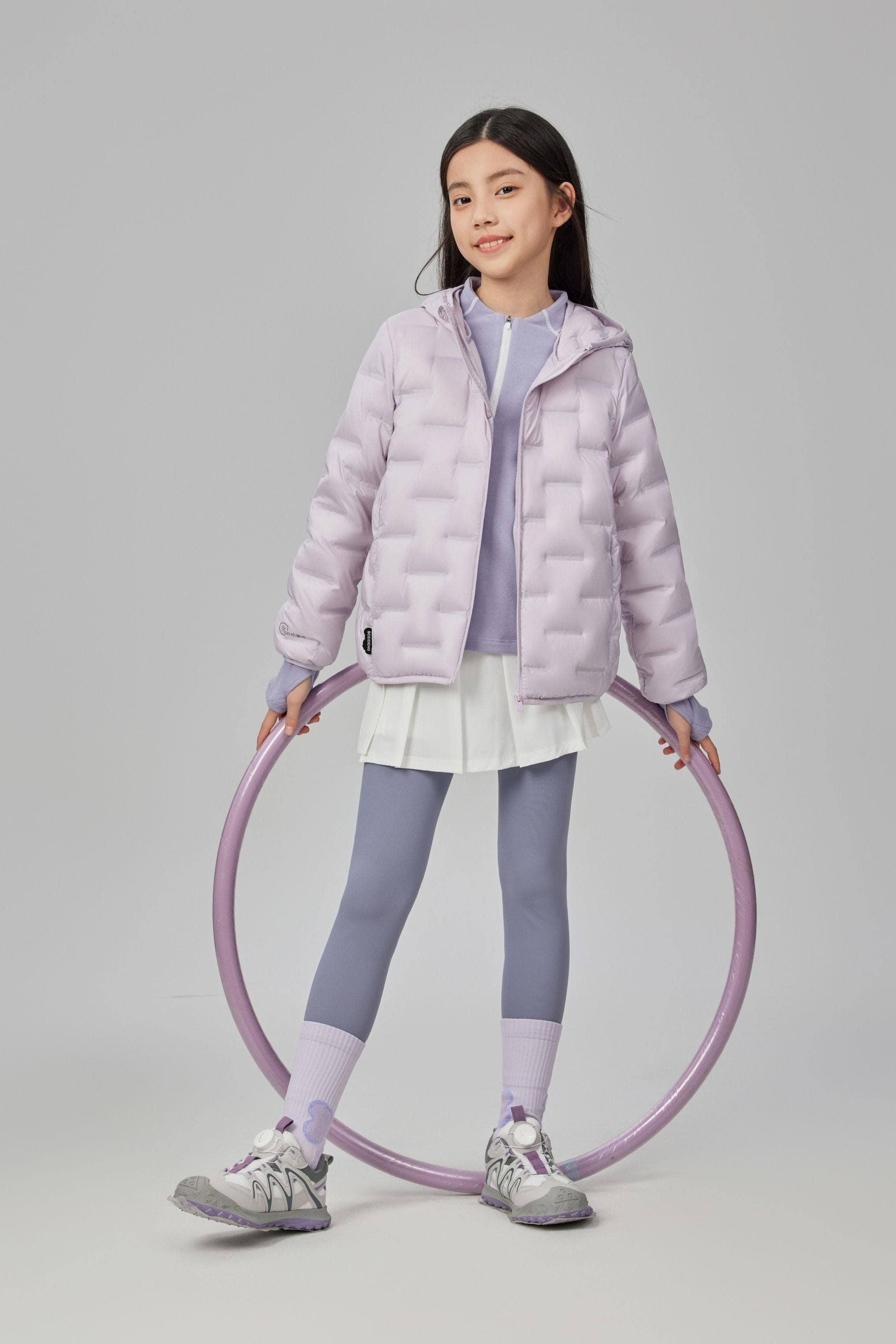 BOSIDENG 2025 Kid's Versatile Layering Down Jacket With Hood 5040 Jacket