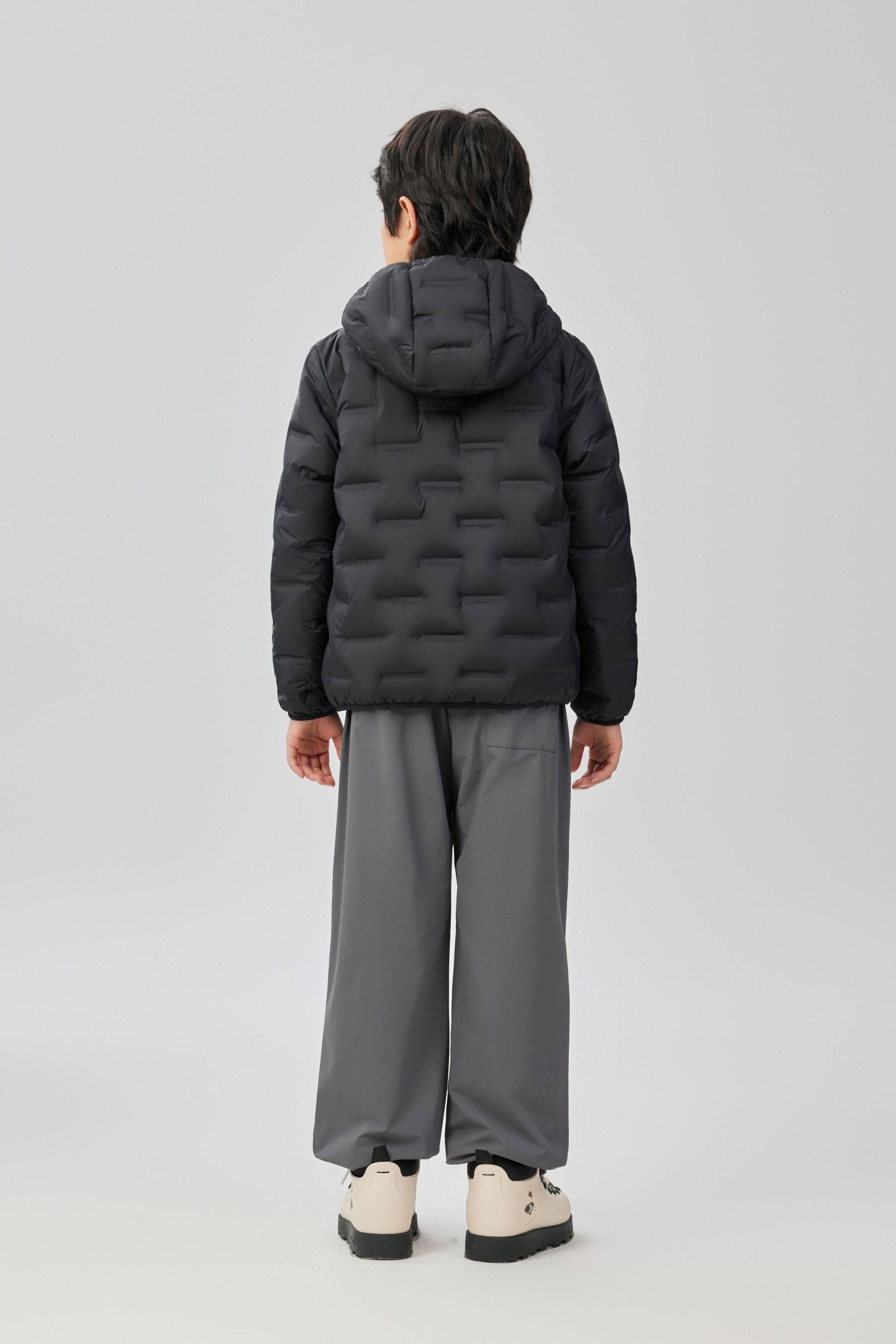 BOSIDENG 2025 Kid's Versatile Layering Down Jacket With Hood 5040 Jacket