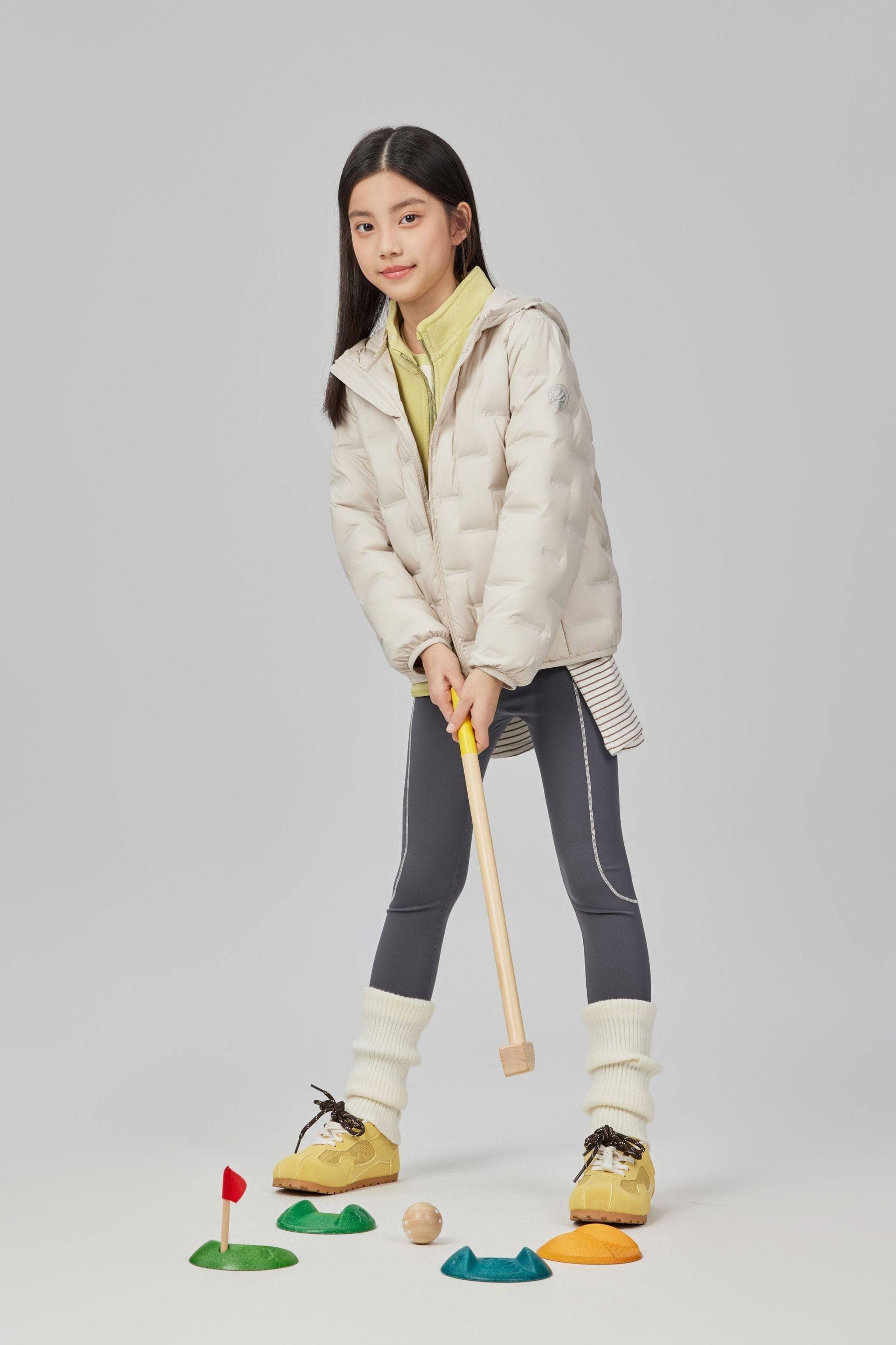 BOSIDENG 2025 Kid's Versatile Layering Down Jacket With Hood 5040 Jacket