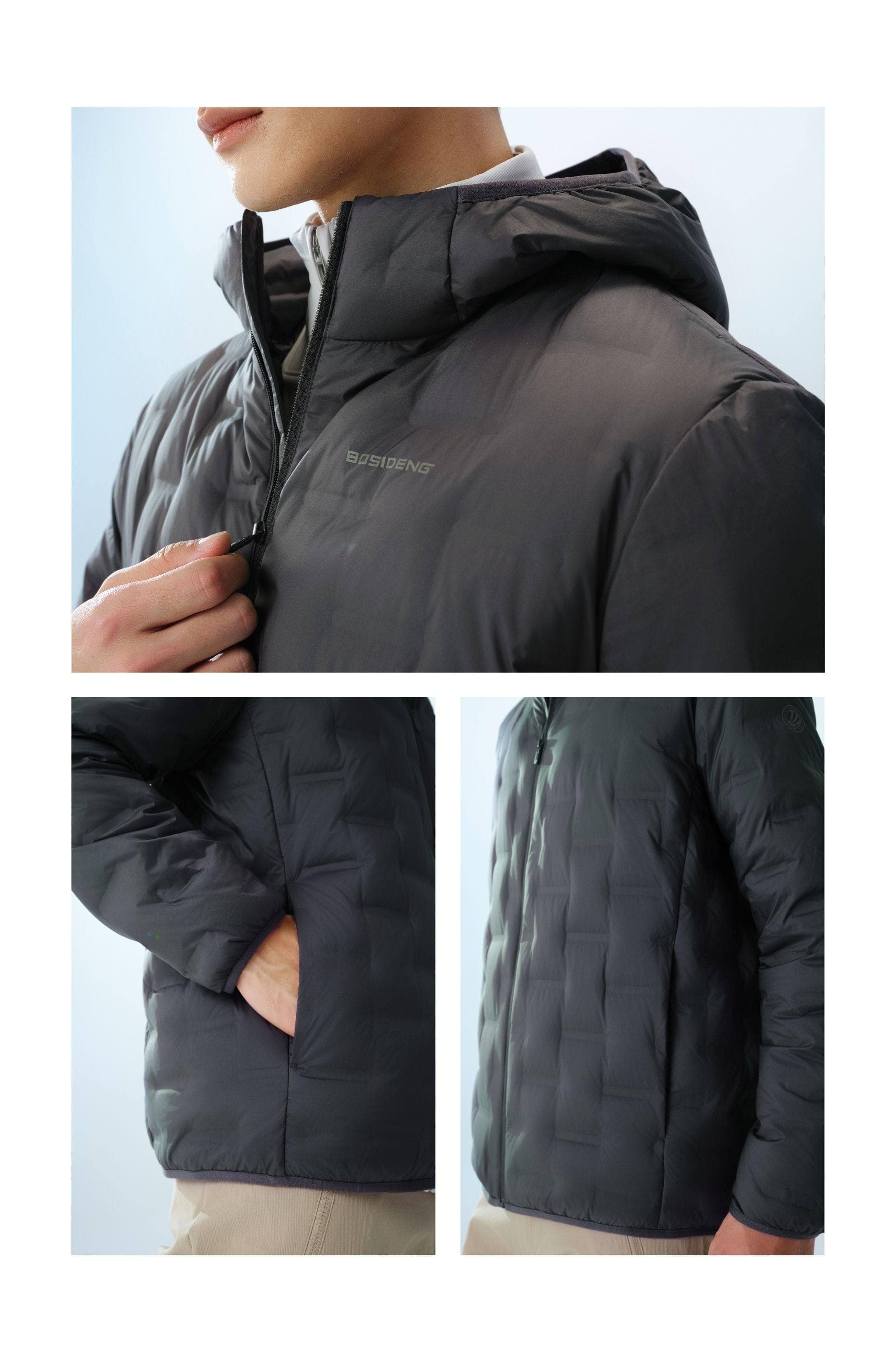 BOSIDENG 2025 Men's Goose Down Weightless Jacket 1035 Jacket