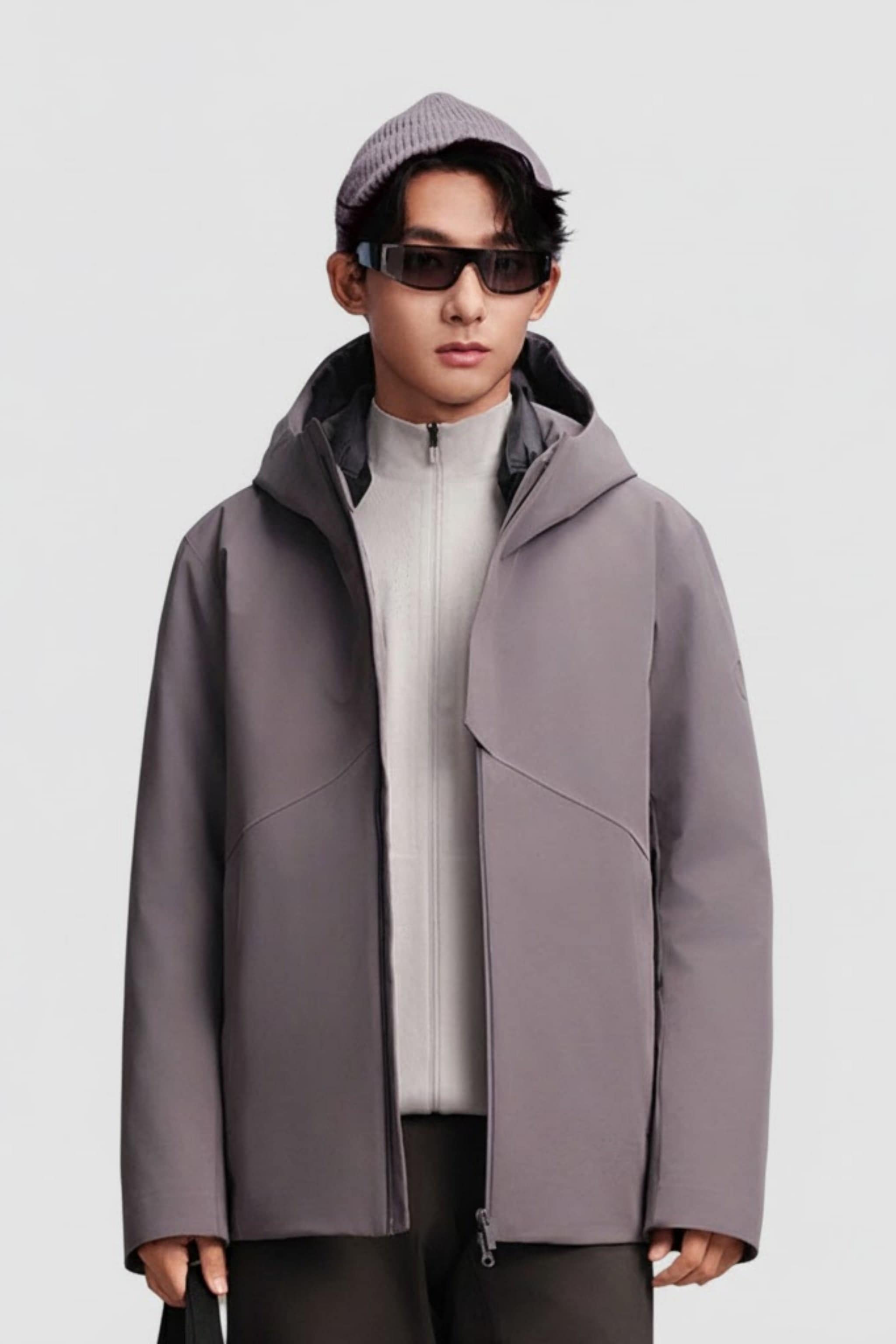 BOSIDENG 2025 Men's Hooded 3 in 1 Goose Down Jacket 215 Jacket