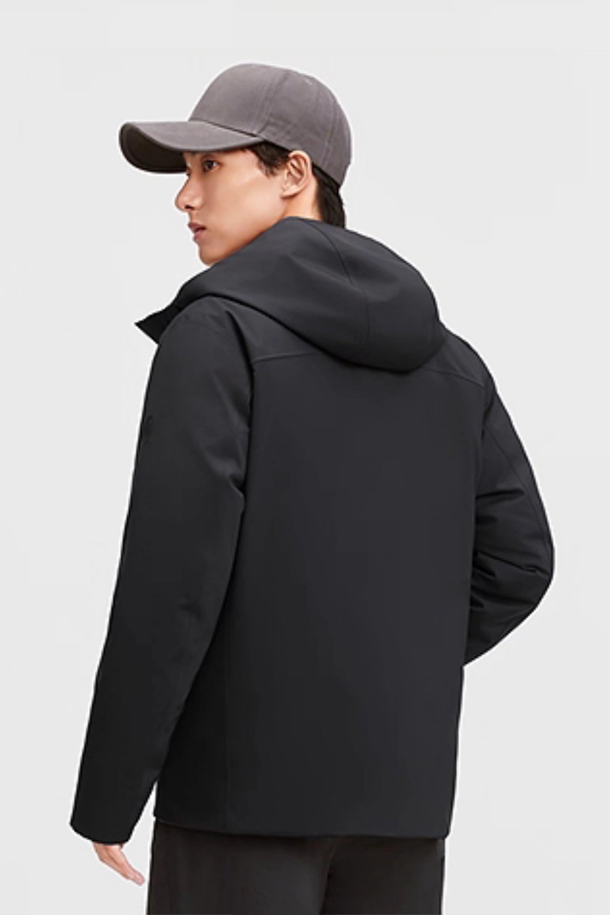 BOSIDENG 2025 Men's Hooded 3 in 1 Goose Down Jacket 215 Jacket