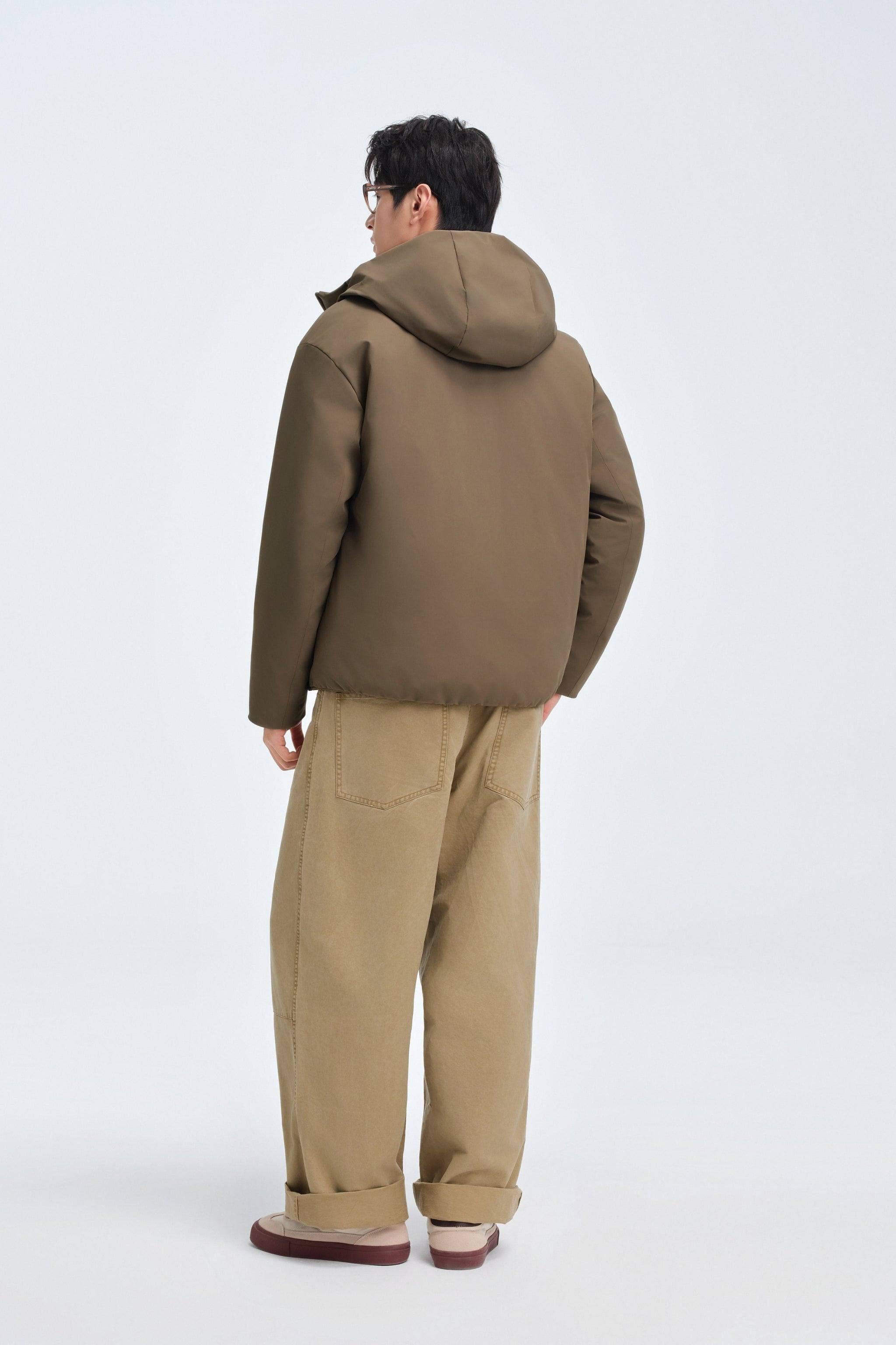BOSIDENG 2025 Men's Refined Hooded Down Jacket