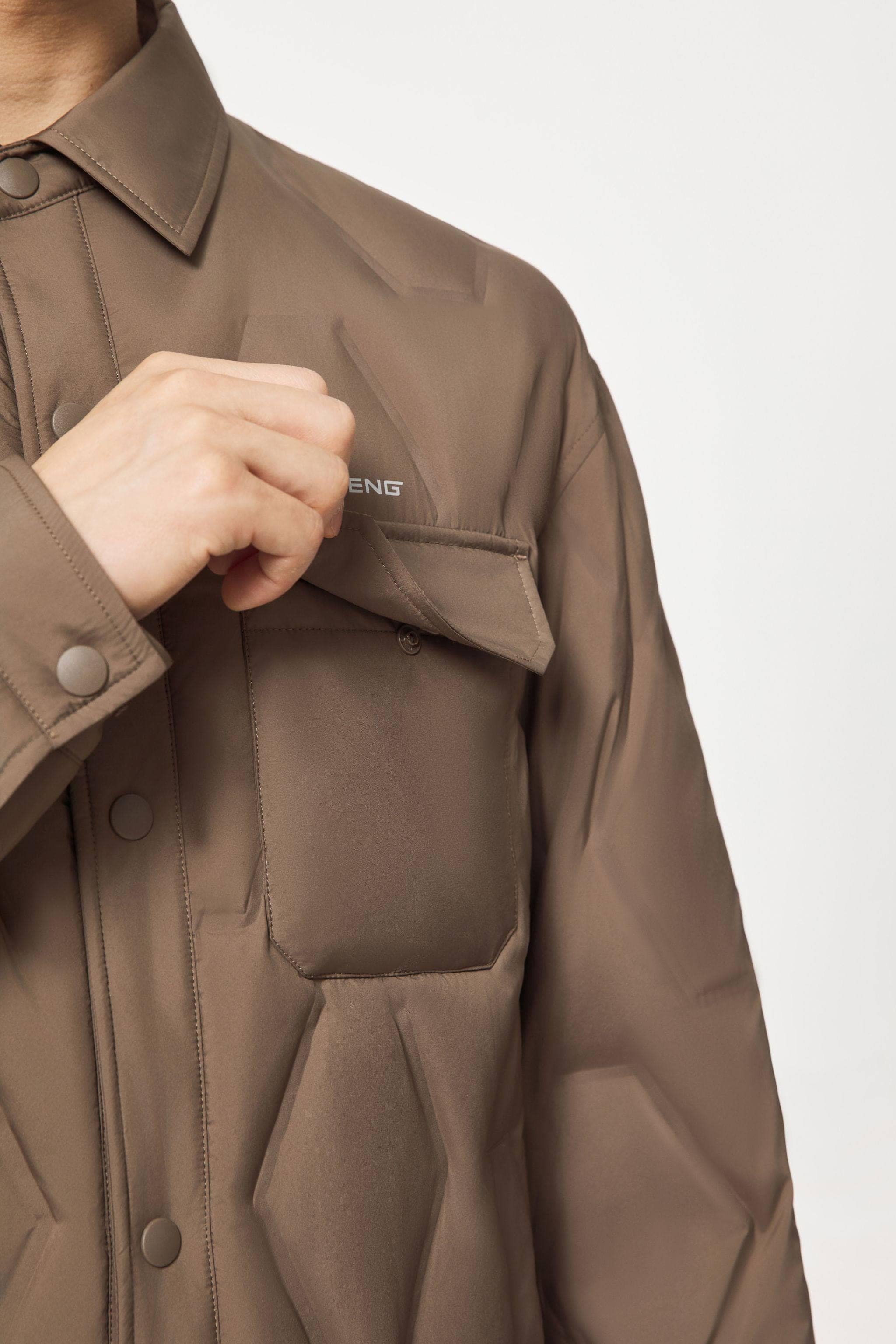 BOSIDENG 2025 Men's Shirt Collar Down Jacket 5319 Jacket