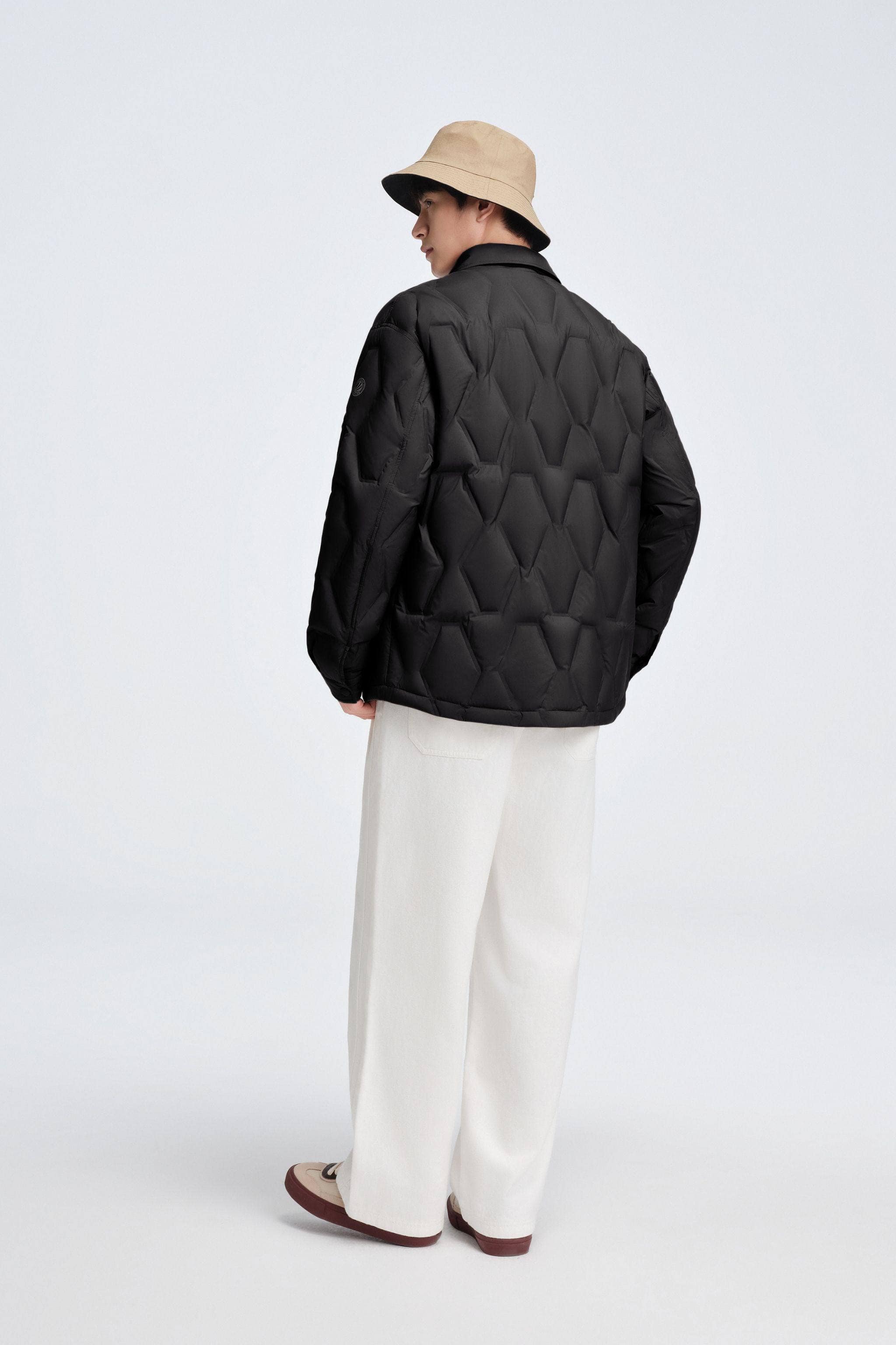 BOSIDENG 2025 Men's Shirt Collar Down Jacket 5319 Jacket