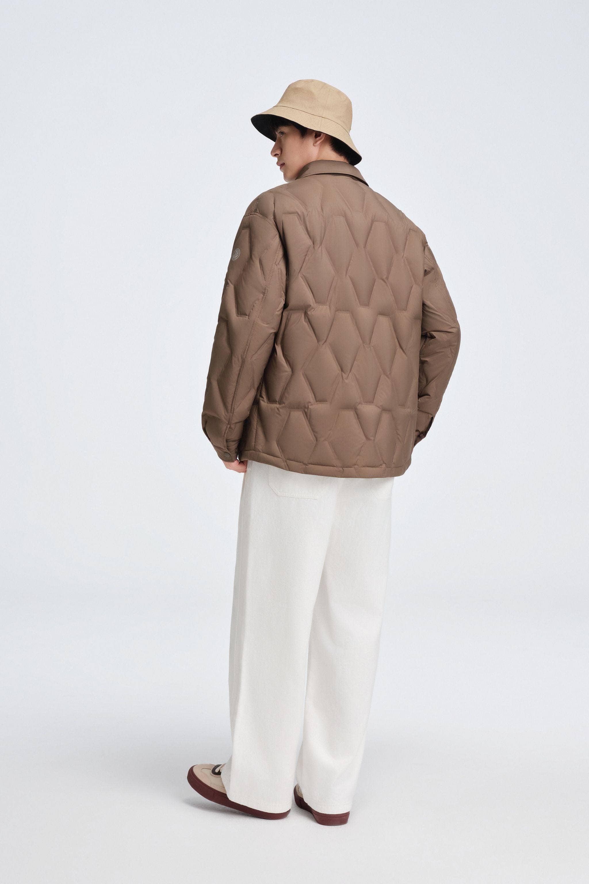 BOSIDENG 2025 Men's Shirt Collar Down Jacket 5319 Jacket