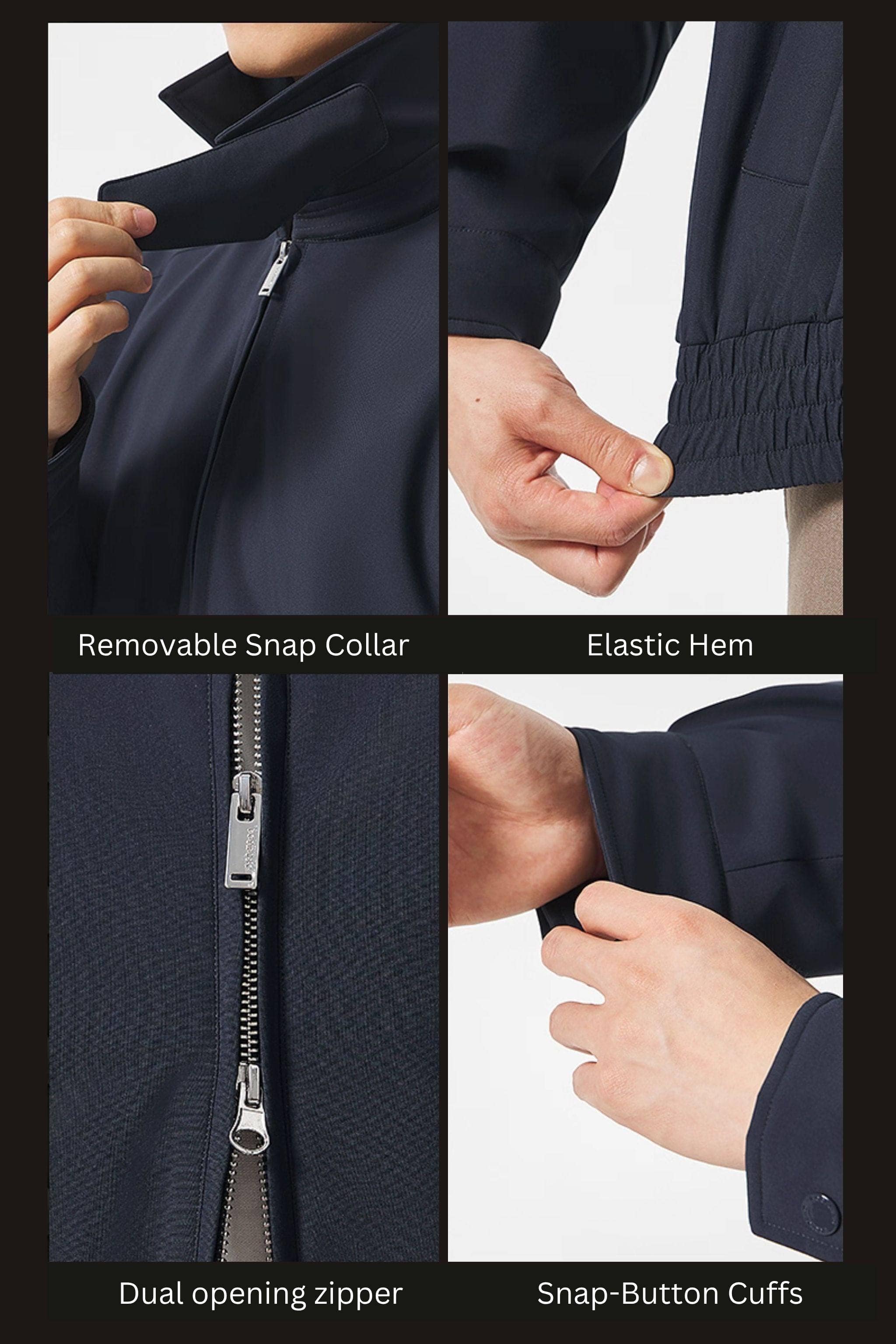 BOSIDENG 2025 Men's Short Refined Barn Down Jacket