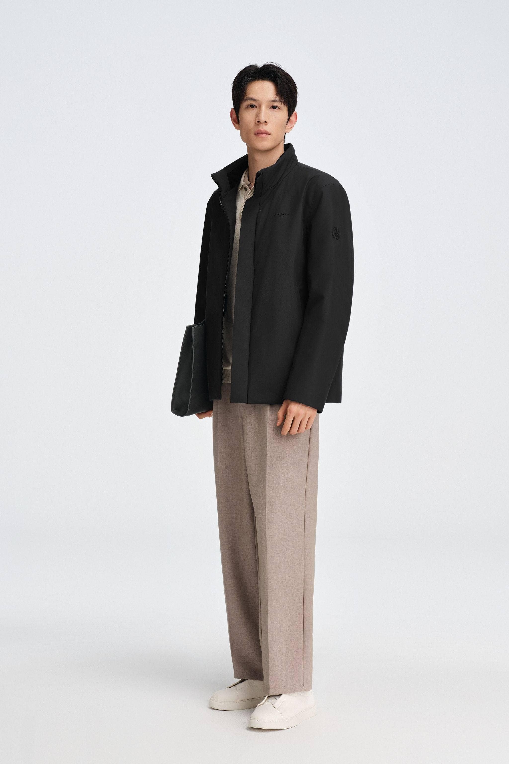 BOSIDENG 2025 Men's Stand Collar Goose Down Business Jacket