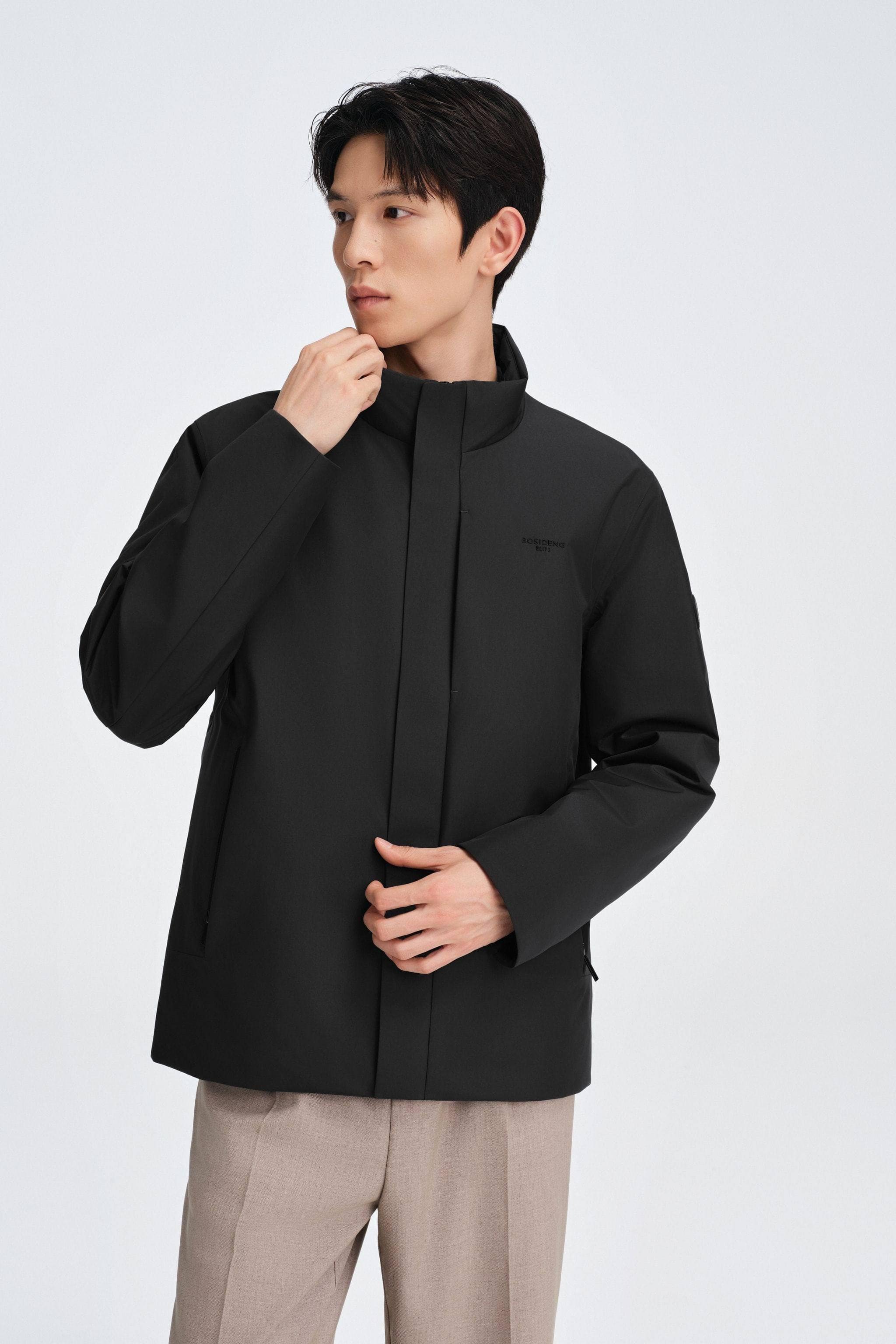 BOSIDENG 2025 Men's Stand Collar Goose Down Business Jacket