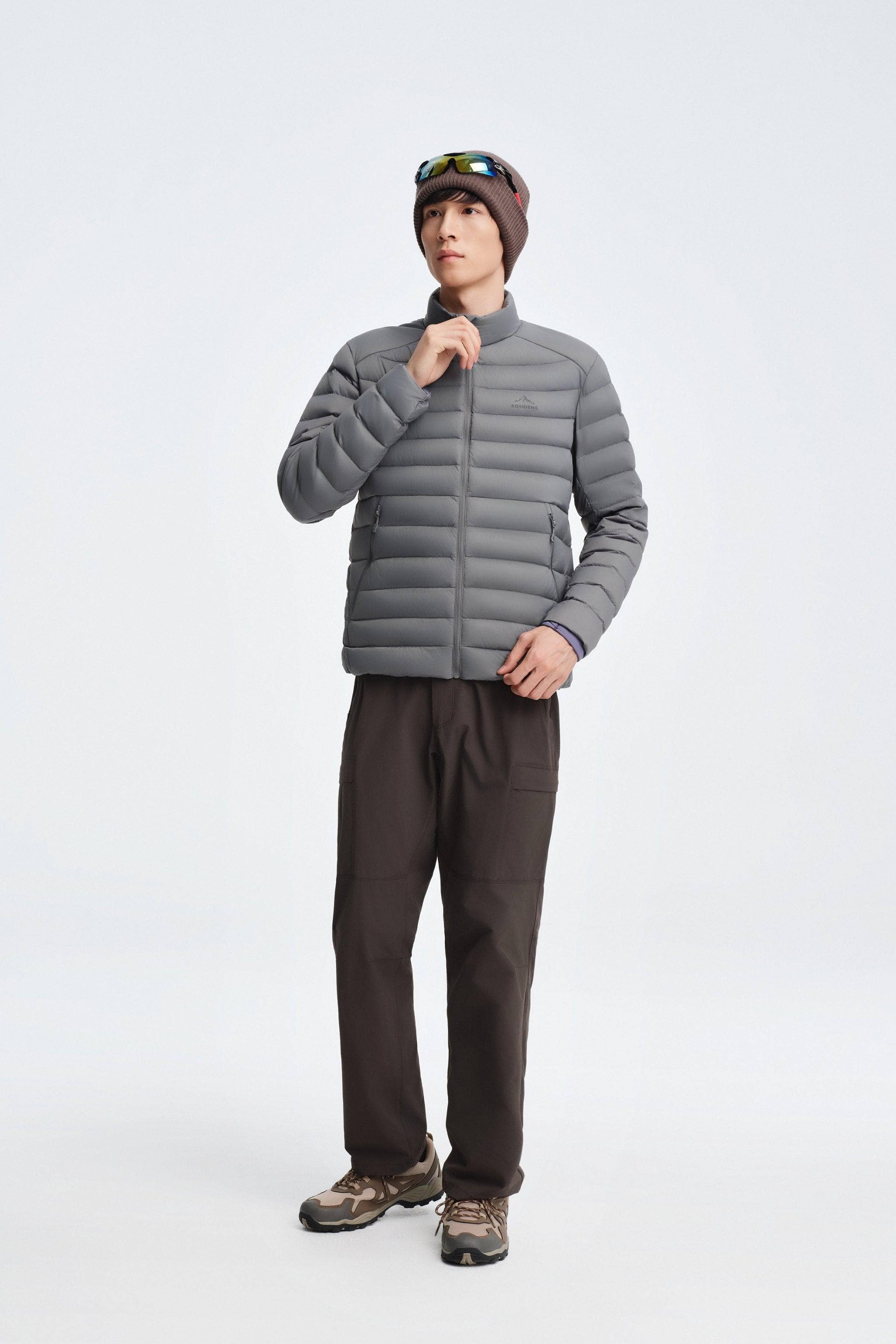 BOSIDENG 2025 Men's Stand Collar Goose Down Jacket 1037 Jackets