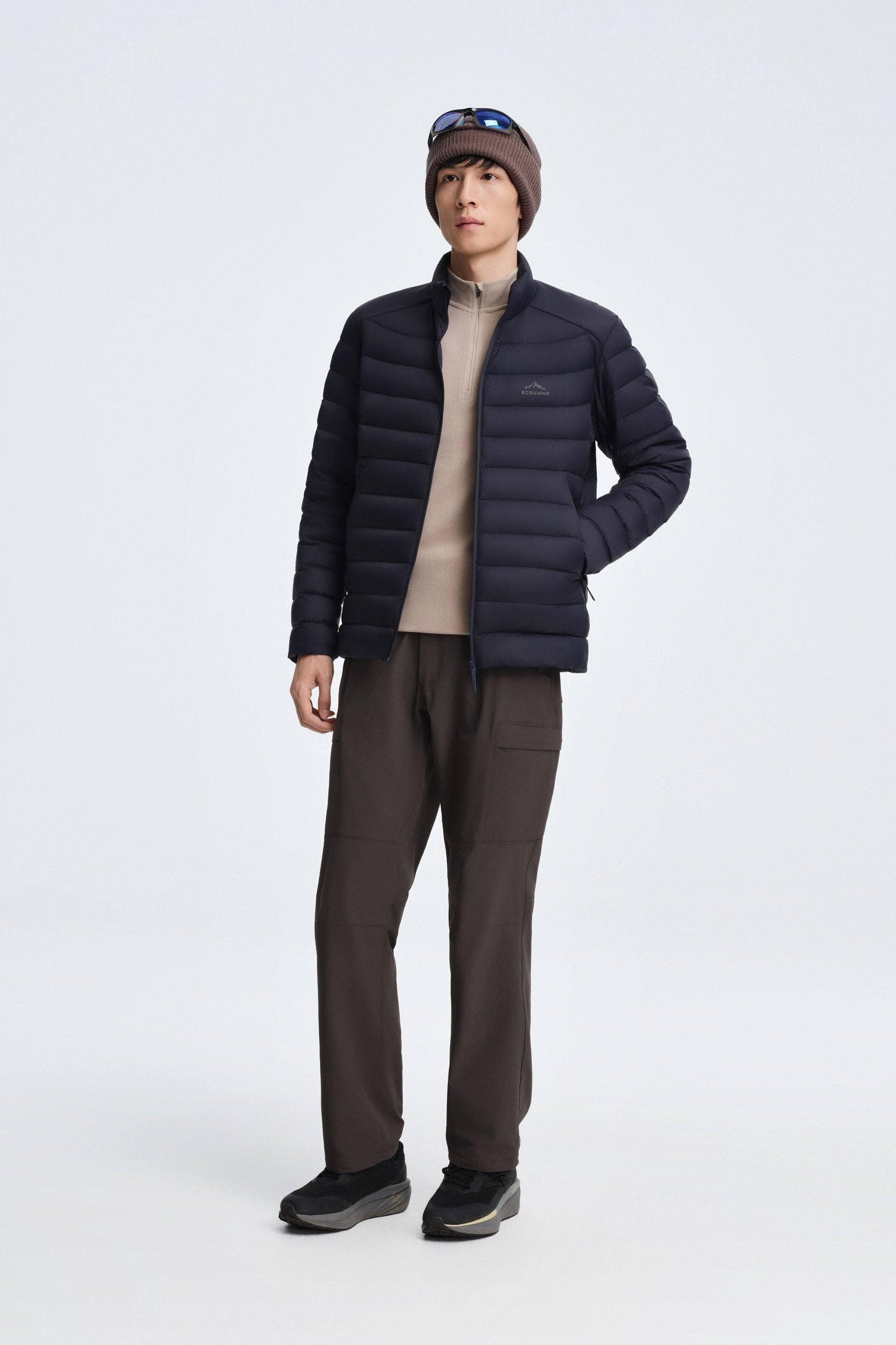 BOSIDENG 2025 Men's Stand Collar Goose Down Jacket 1037 Jackets