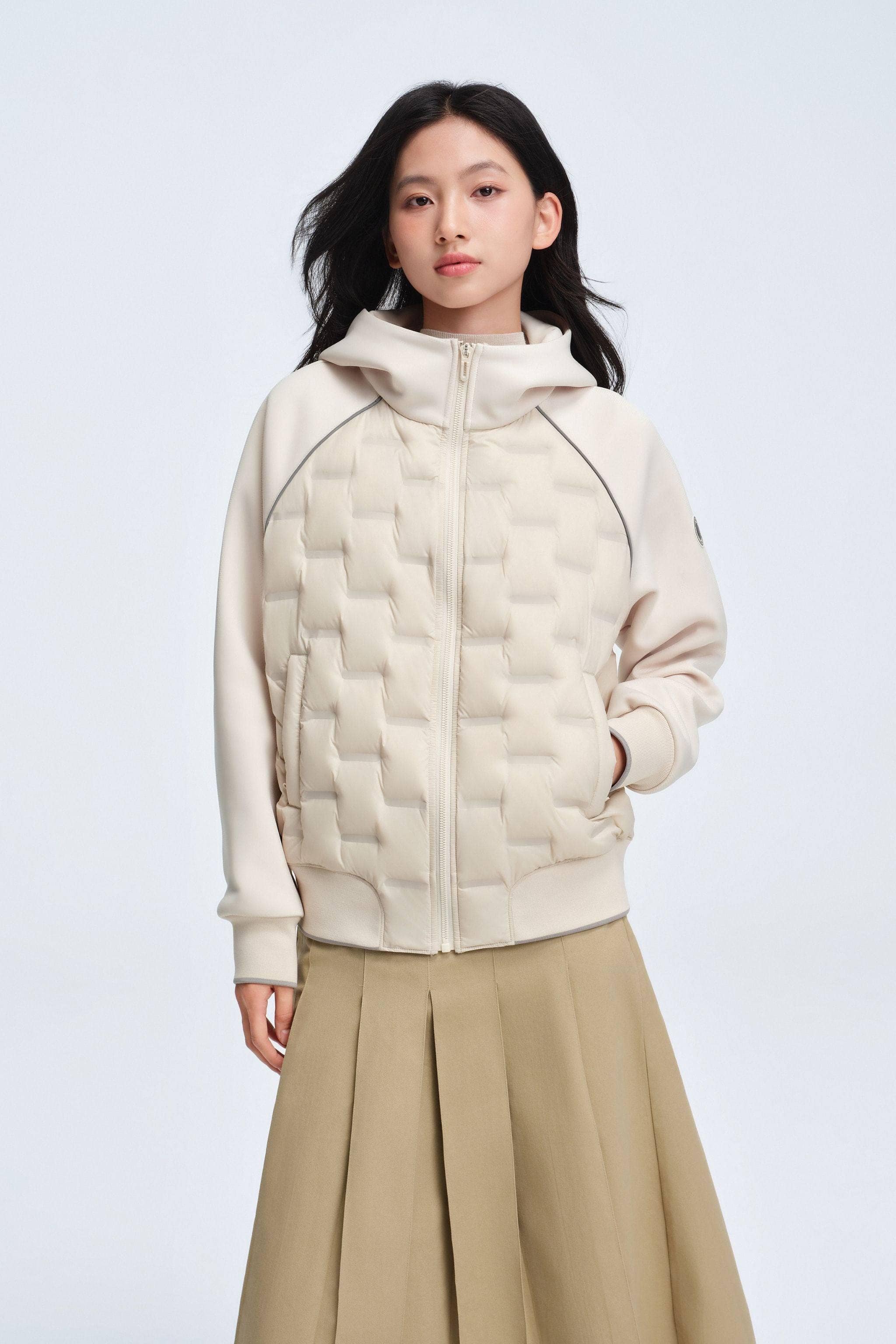 BOSIDENG 2025 Goose Down Weightless Jacket 6744 Jacket Mocha / XXXS