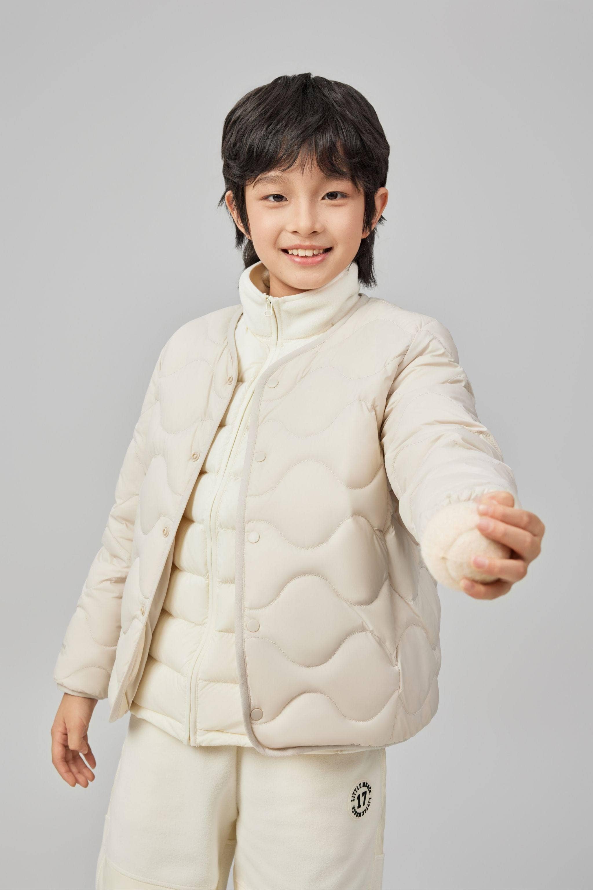 BOSIDENG 2025 Kid's Versatile Layering Down Jacket 5030 Jacket Oat / 2-3YR