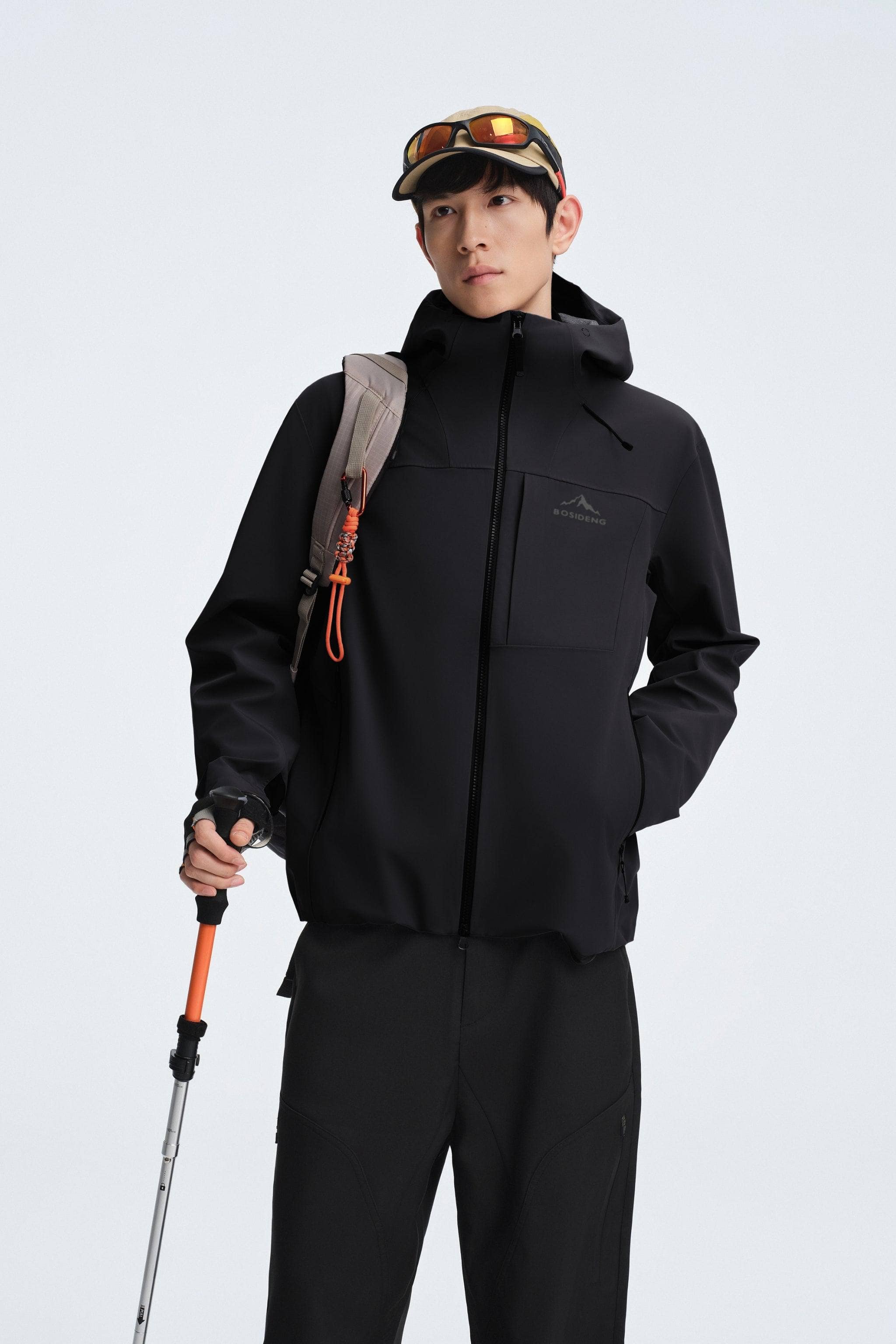 BOSIDENG 2025 Men's All Weather Jacket 1323 Star Black / XS