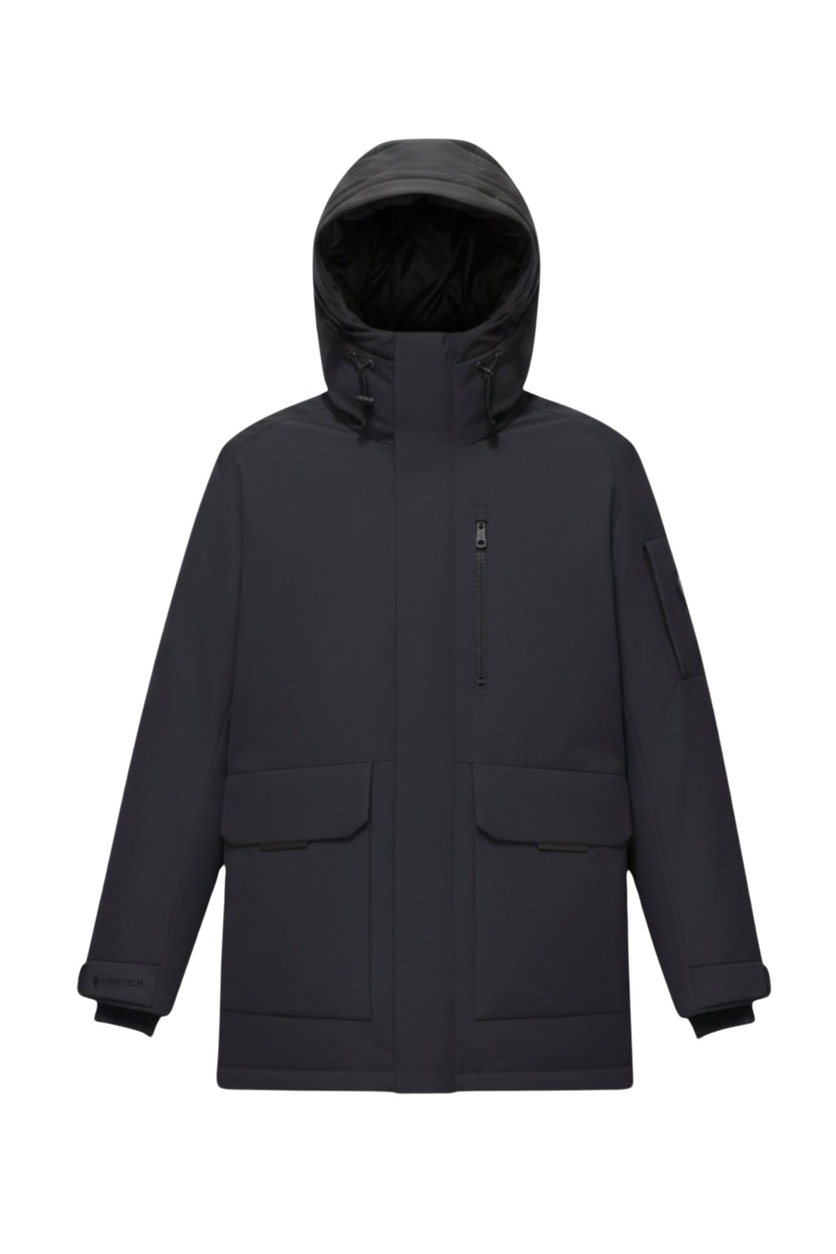 Urban Extreme Men's Short Goose Down Jacket 211 — mid-length down jacket fuses cutting-edge thermal innovation — view 11; water-resistant, windproof