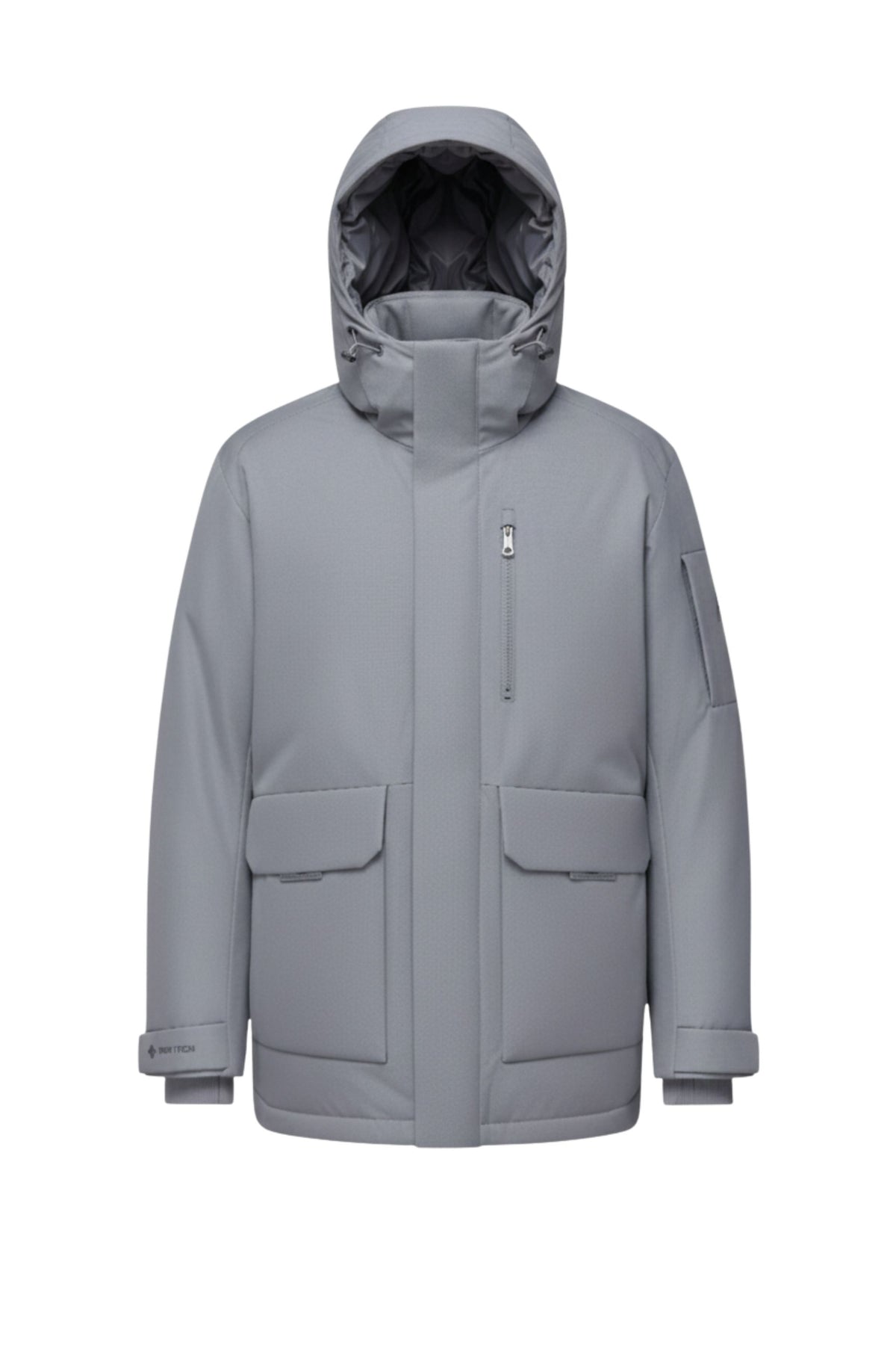 Urban Extreme Men's Short Goose Down Jacket 211 — mid-length down jacket fuses cutting-edge thermal innovation — view 4; water-resistant, windproof