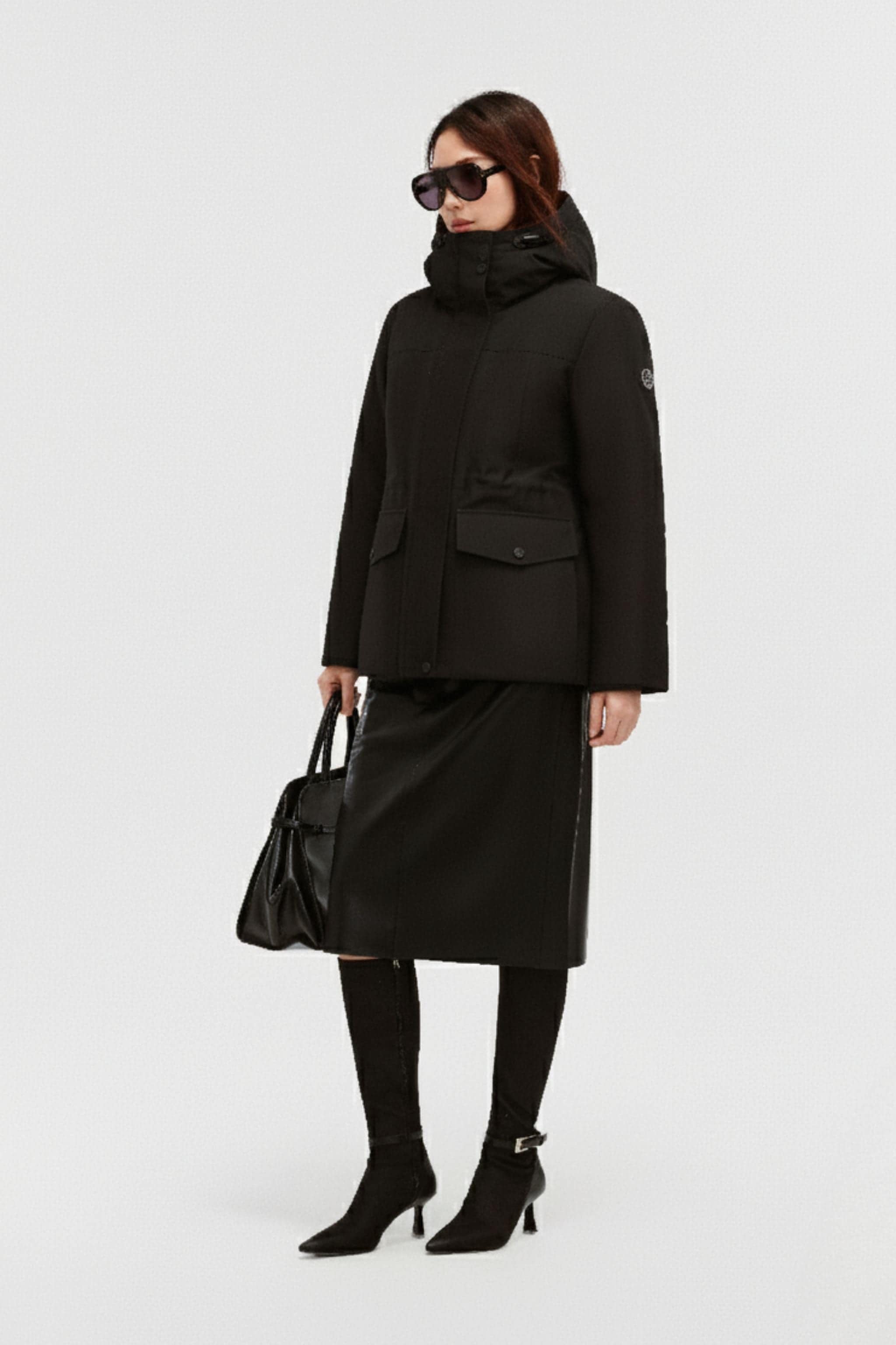 BOSIDENG 2025 Urban Extreme Women's Short Tailored Goose Down Jacket 214 Jacket