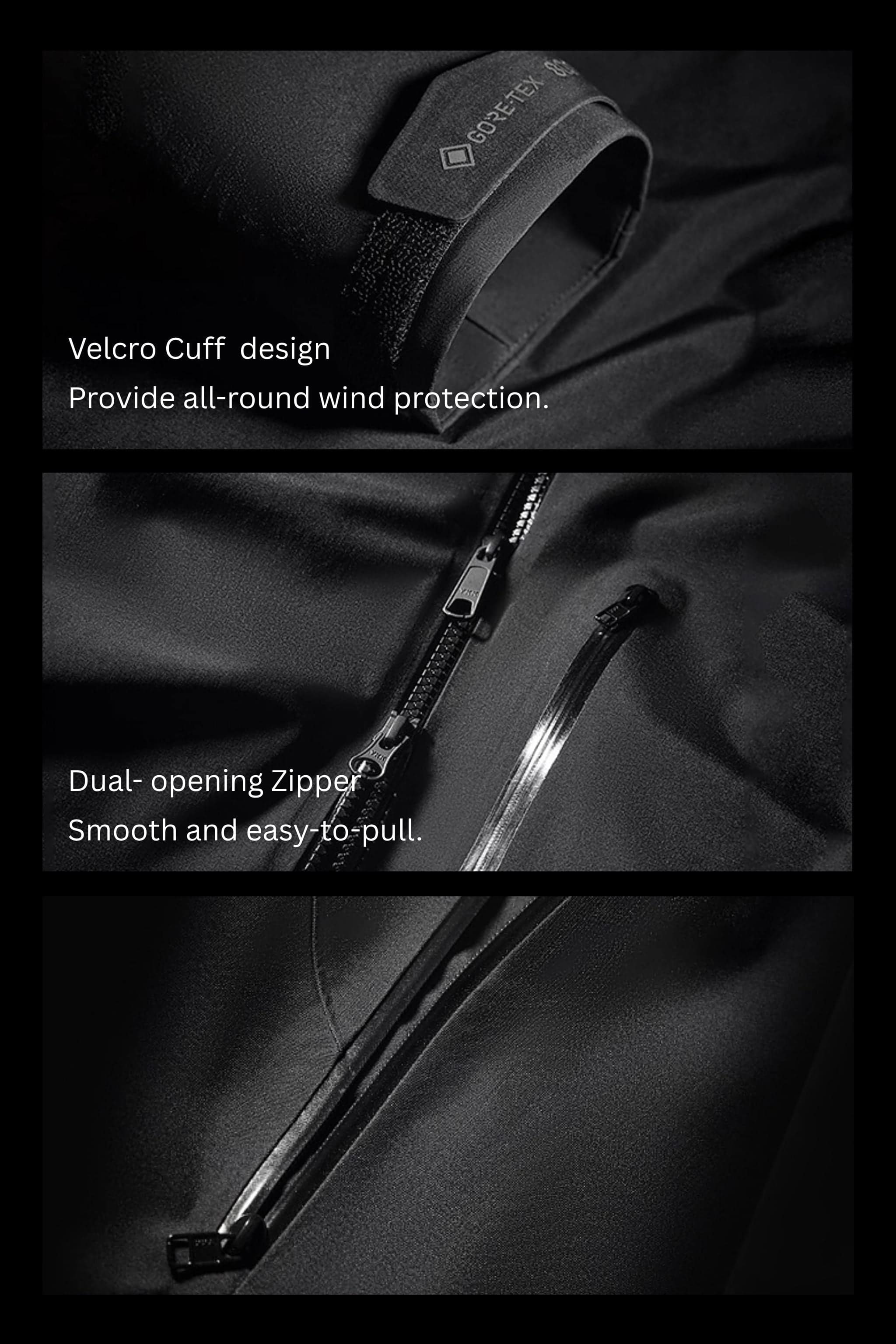 Vertex Men's 3 in 1 Goose Down Jacket 160 — style fuses technical performance with modern urban elegance — view 9; waterproof, windproof
