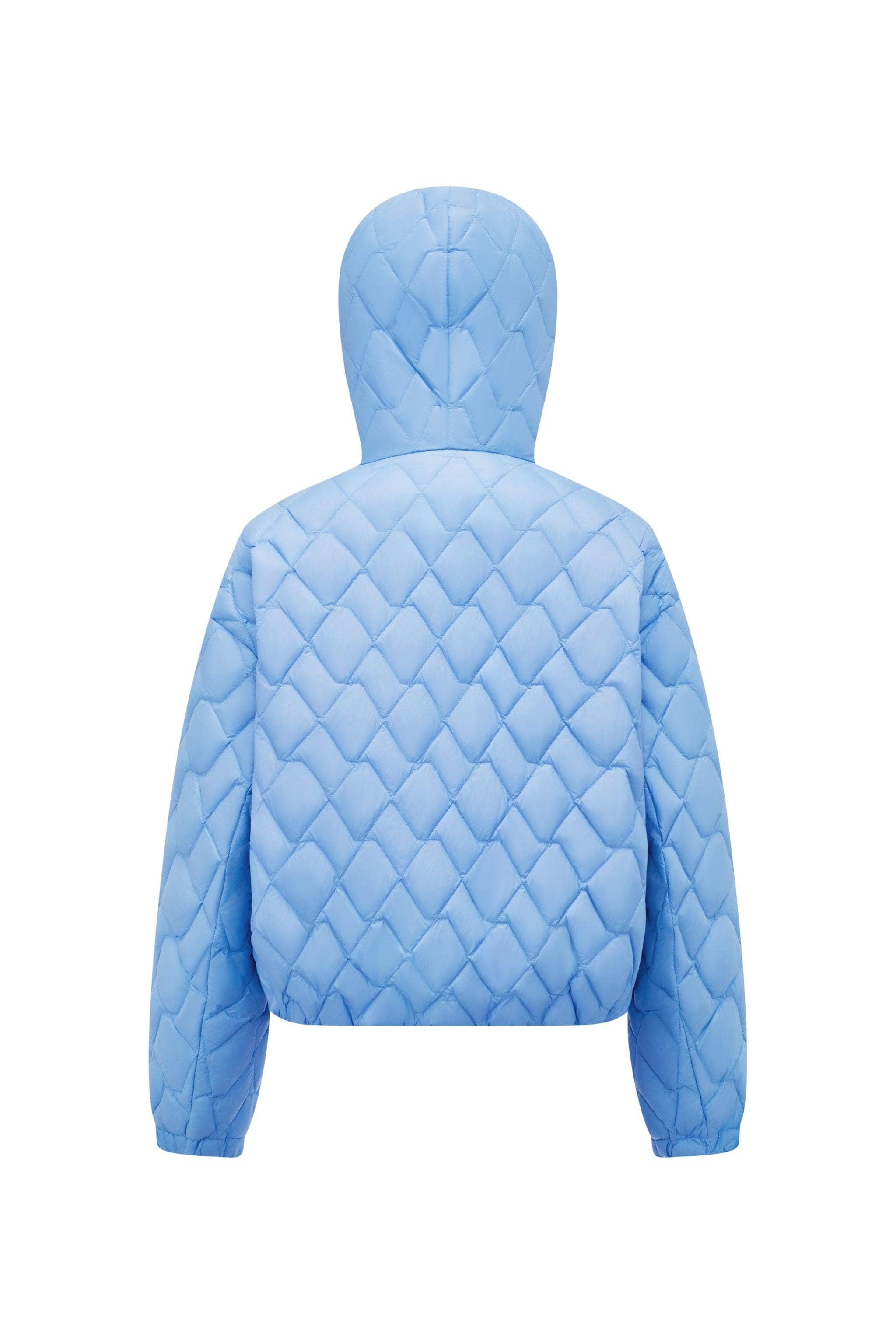 Women's Artist Quilting Down Jacket With Hood — hooded jacket features houndstooth-inspired quilting — view 29