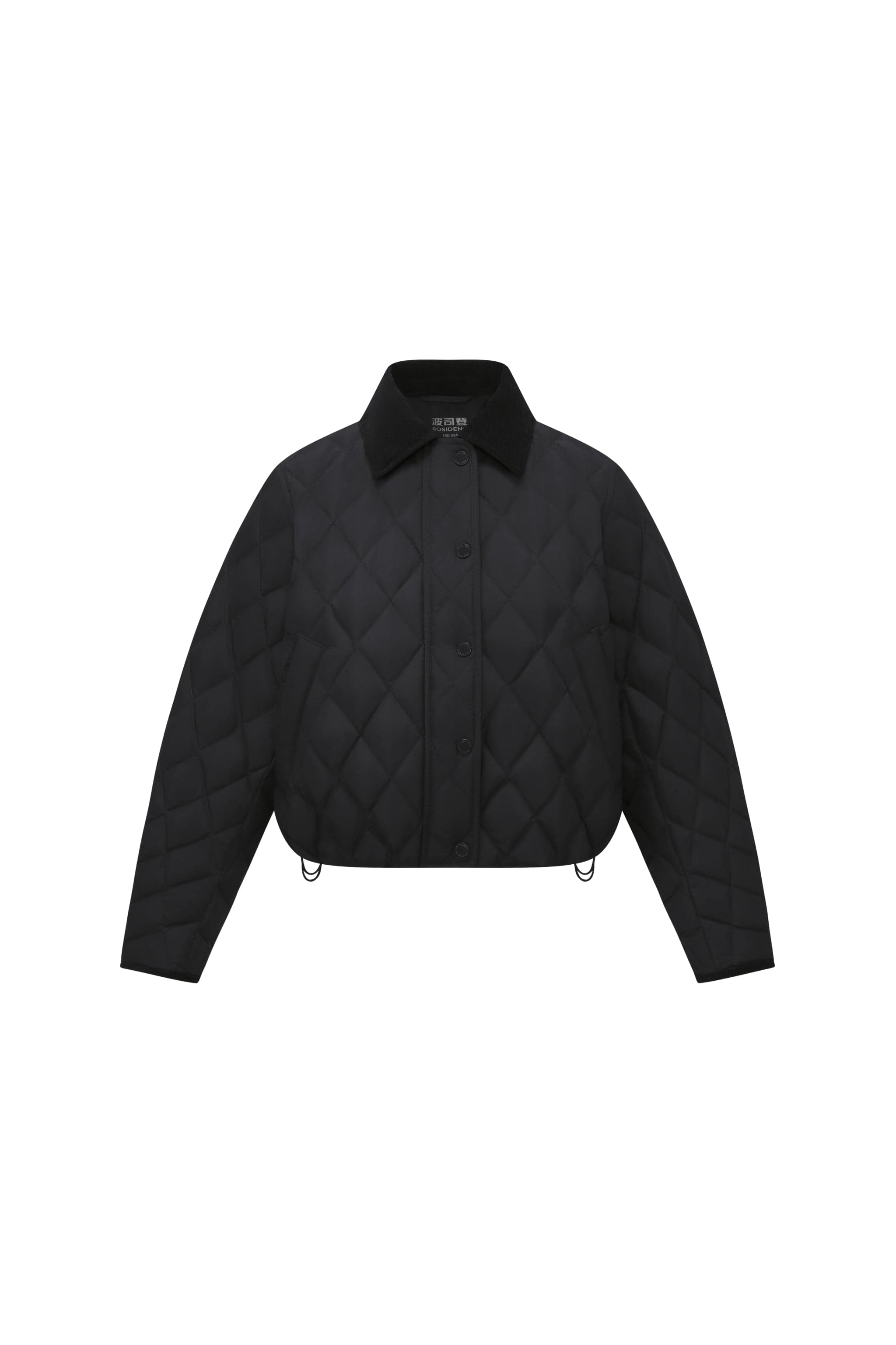 BOSIDENG 2025 Women's Cropped Quilted Barn Down Jacket