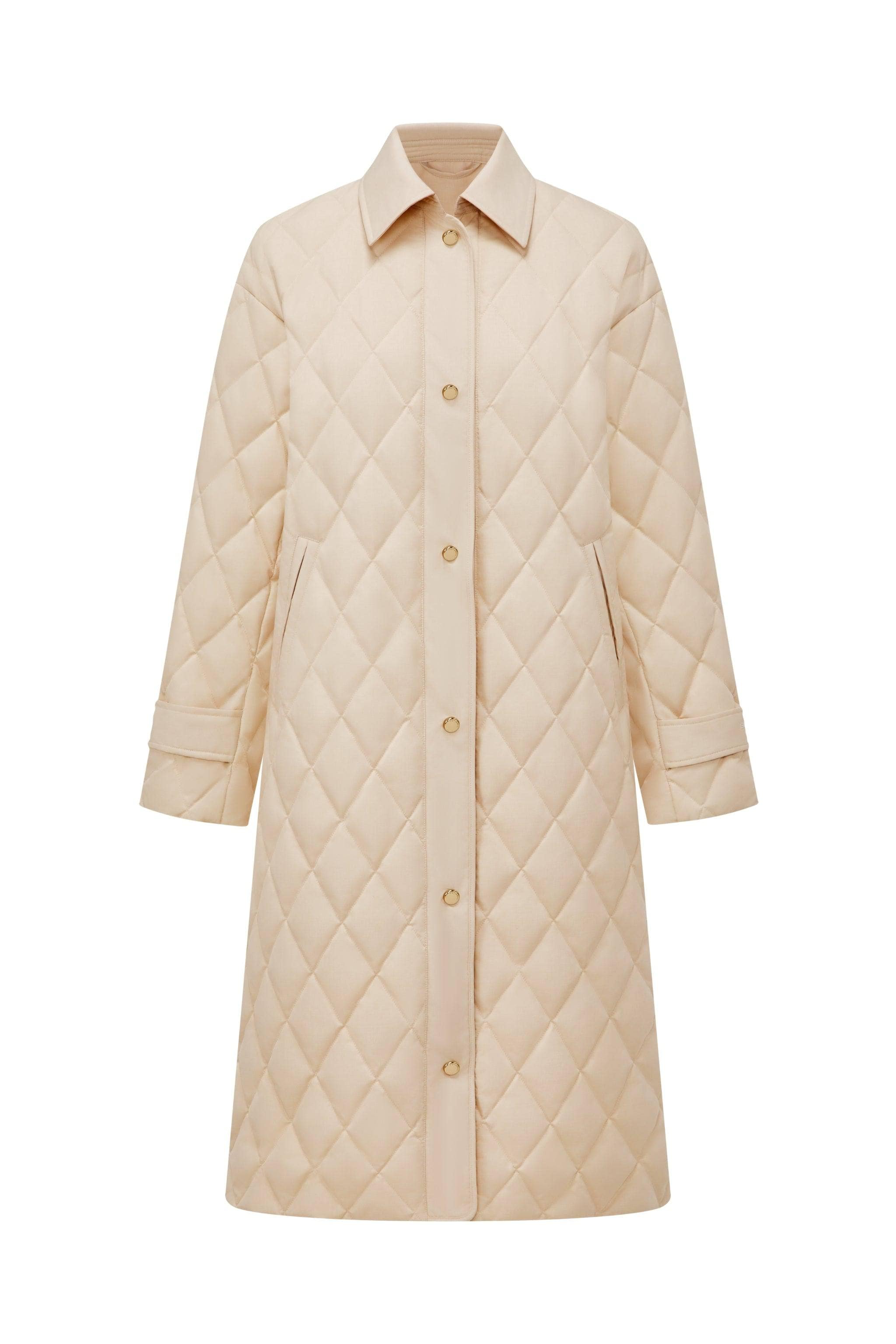 BOSIDENG 2025 Women's Full Length Goose Down Quilted Jacket