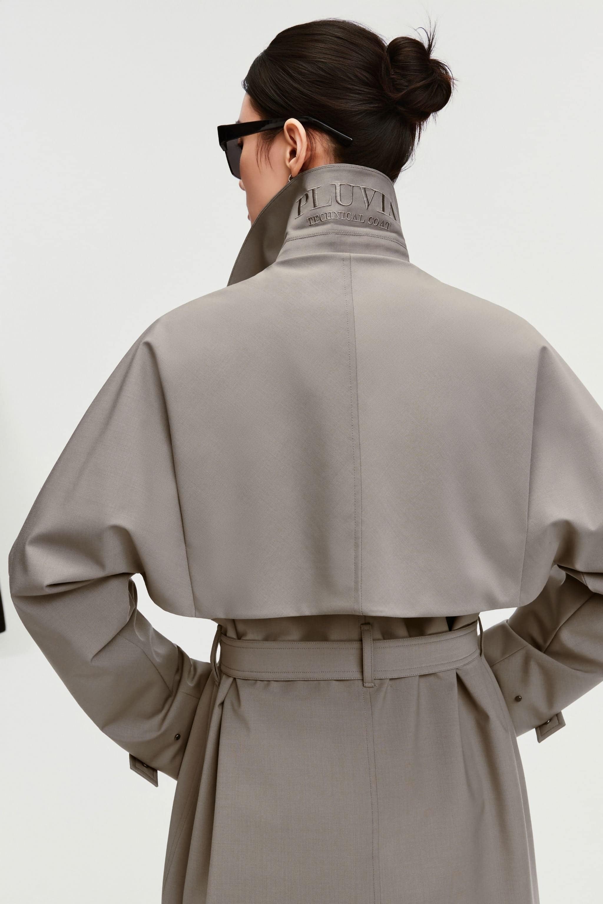 Women's Full Length Goose Down Trench 212 — down trench redefines winter elegance — view 3