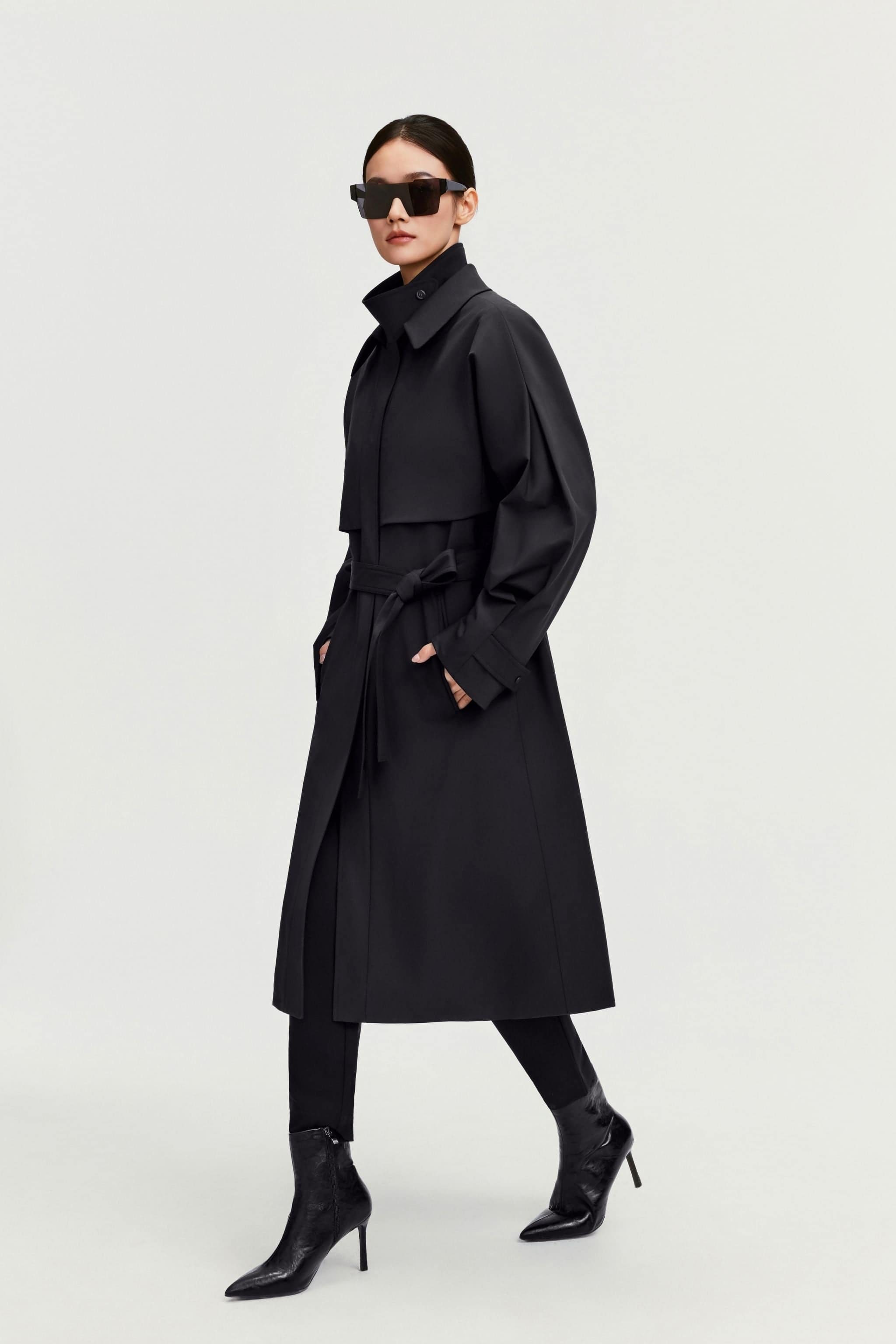 BOSIDENG 2025 Women's Full Length Goose Down Trench 212 Jacket