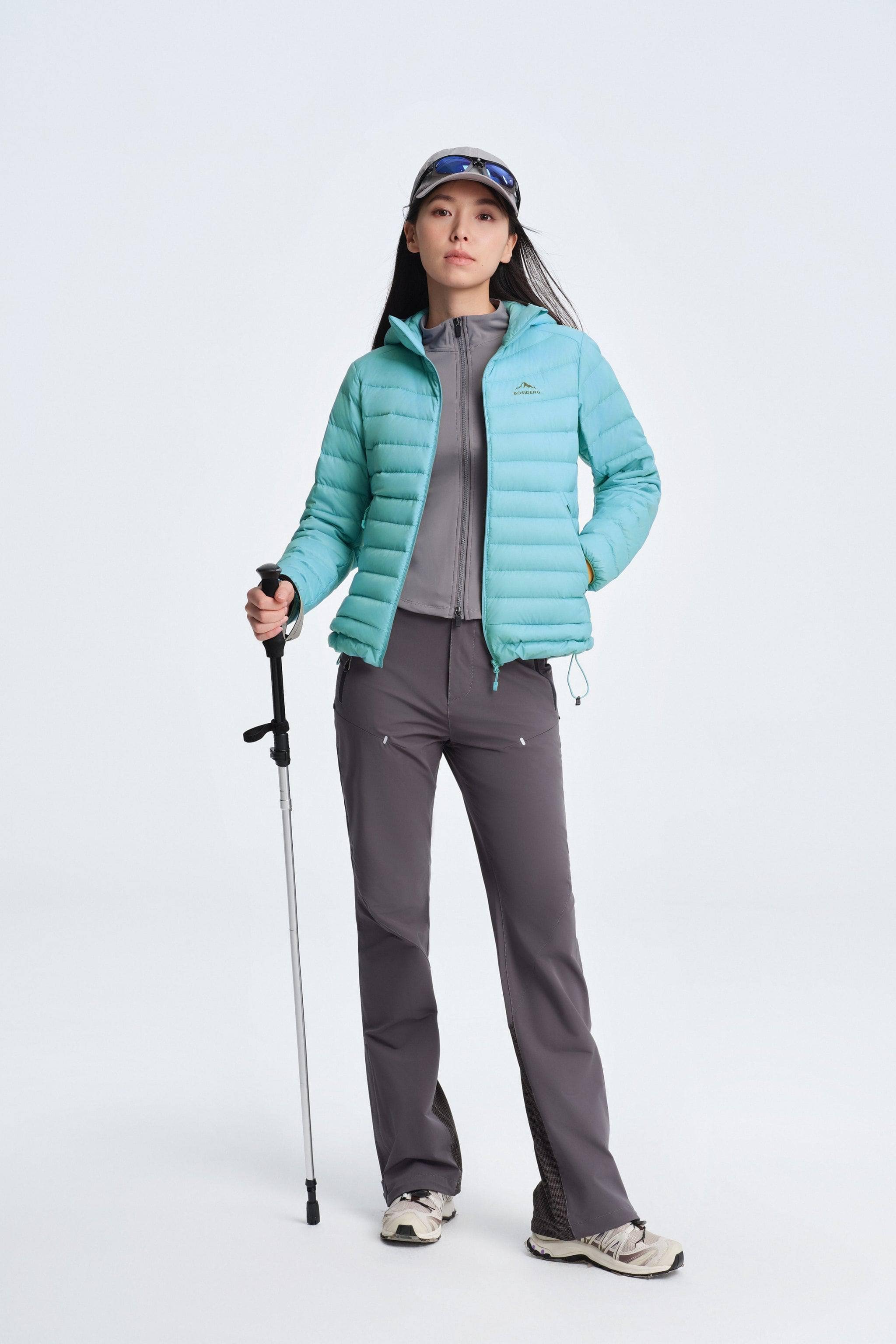 BOSIDENG 2025 Women's Goose Down Jacket With Hood 1048 Jackets