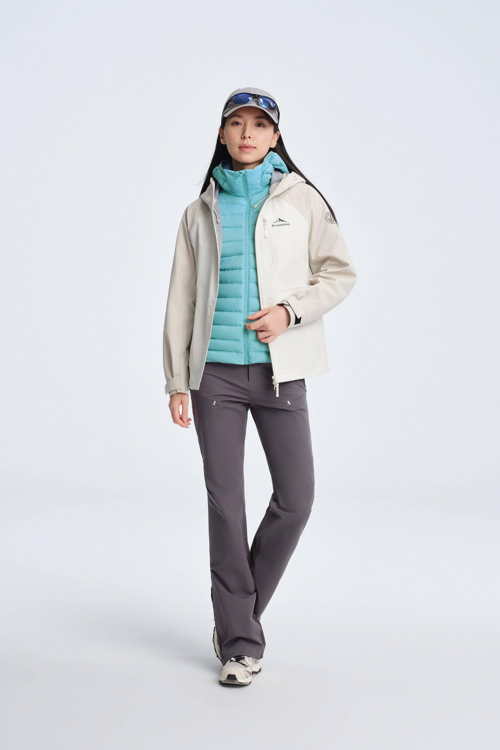 BOSIDENG 2025 Women's Goose Down Jacket With Hood 1048 Jackets