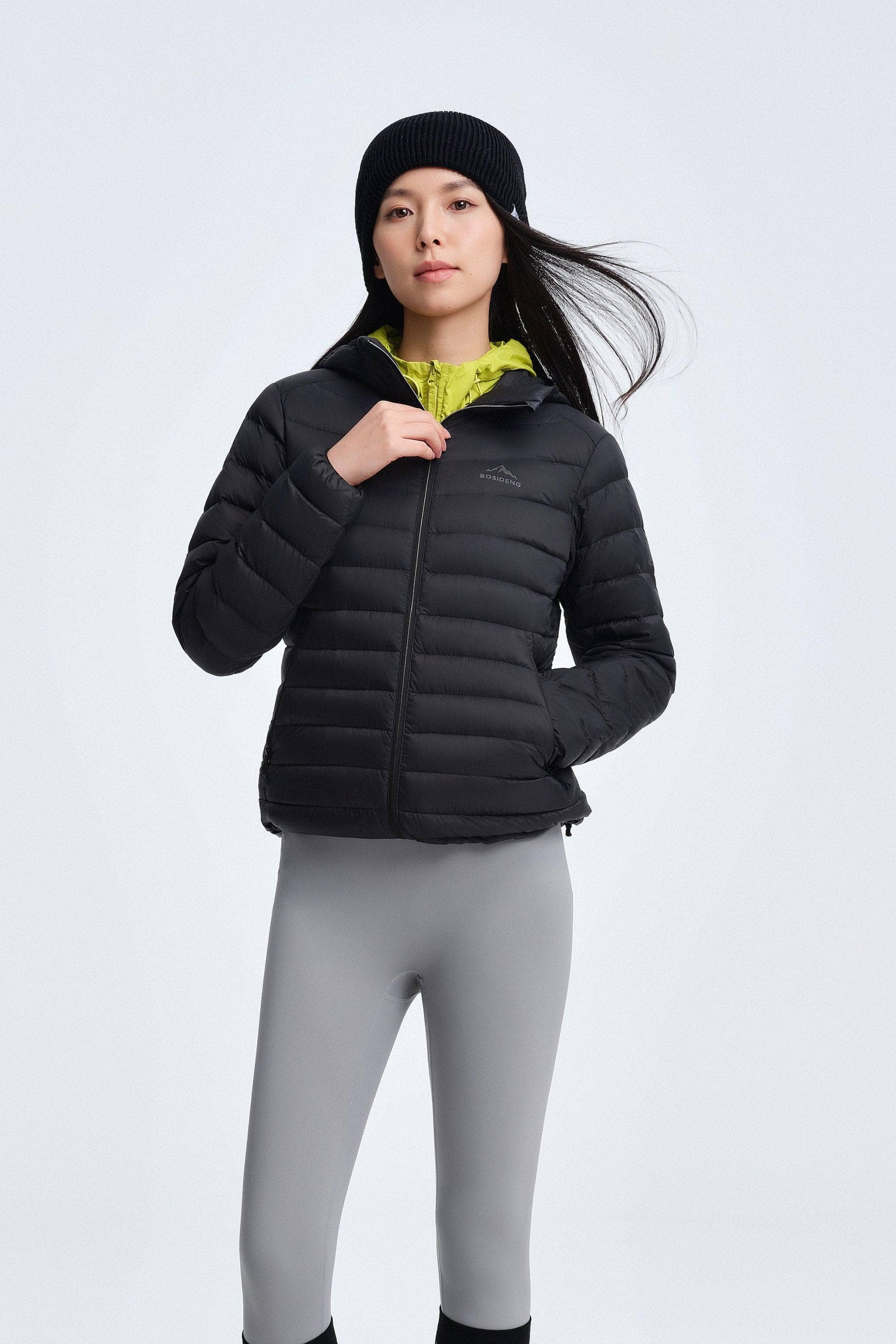 BOSIDENG 2025 Women's Goose Down Jacket With Hood 1048 Jackets