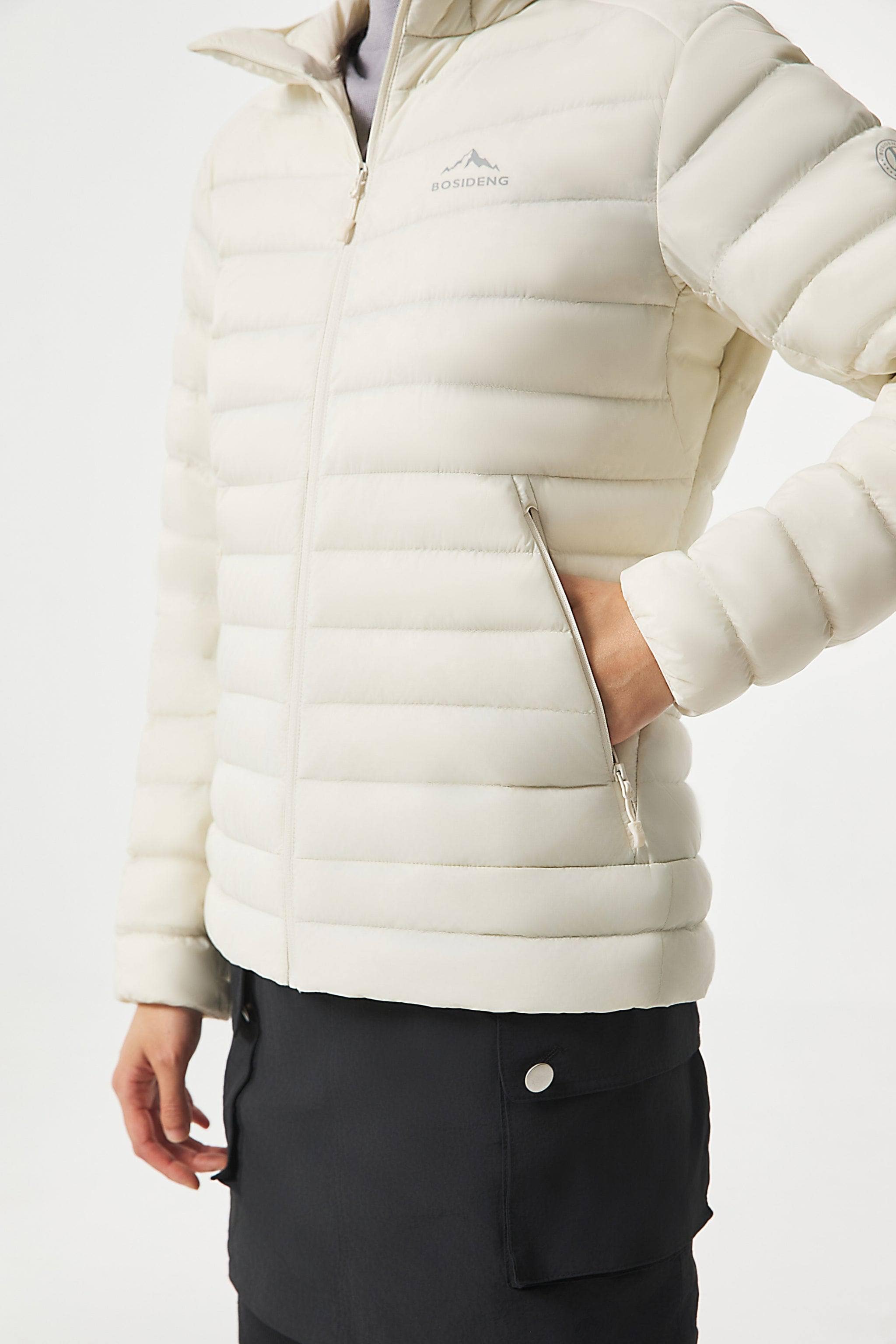 BOSIDENG 2025 Women's Goose Down Jacket With Hood 1048 Jackets