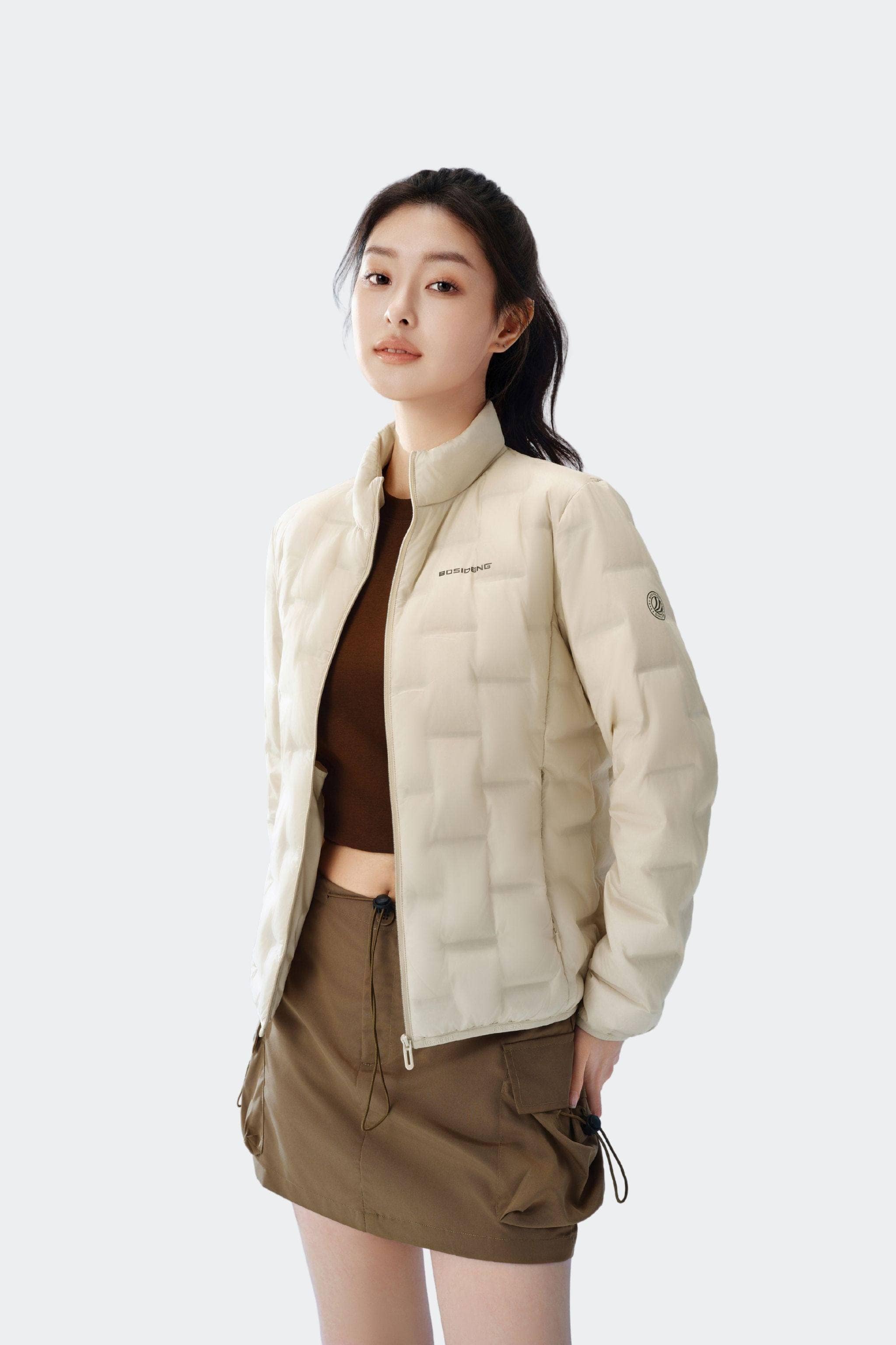 BOSIDENG 2025 Women's Goose Down Weightless Jacket 1034 Jacket