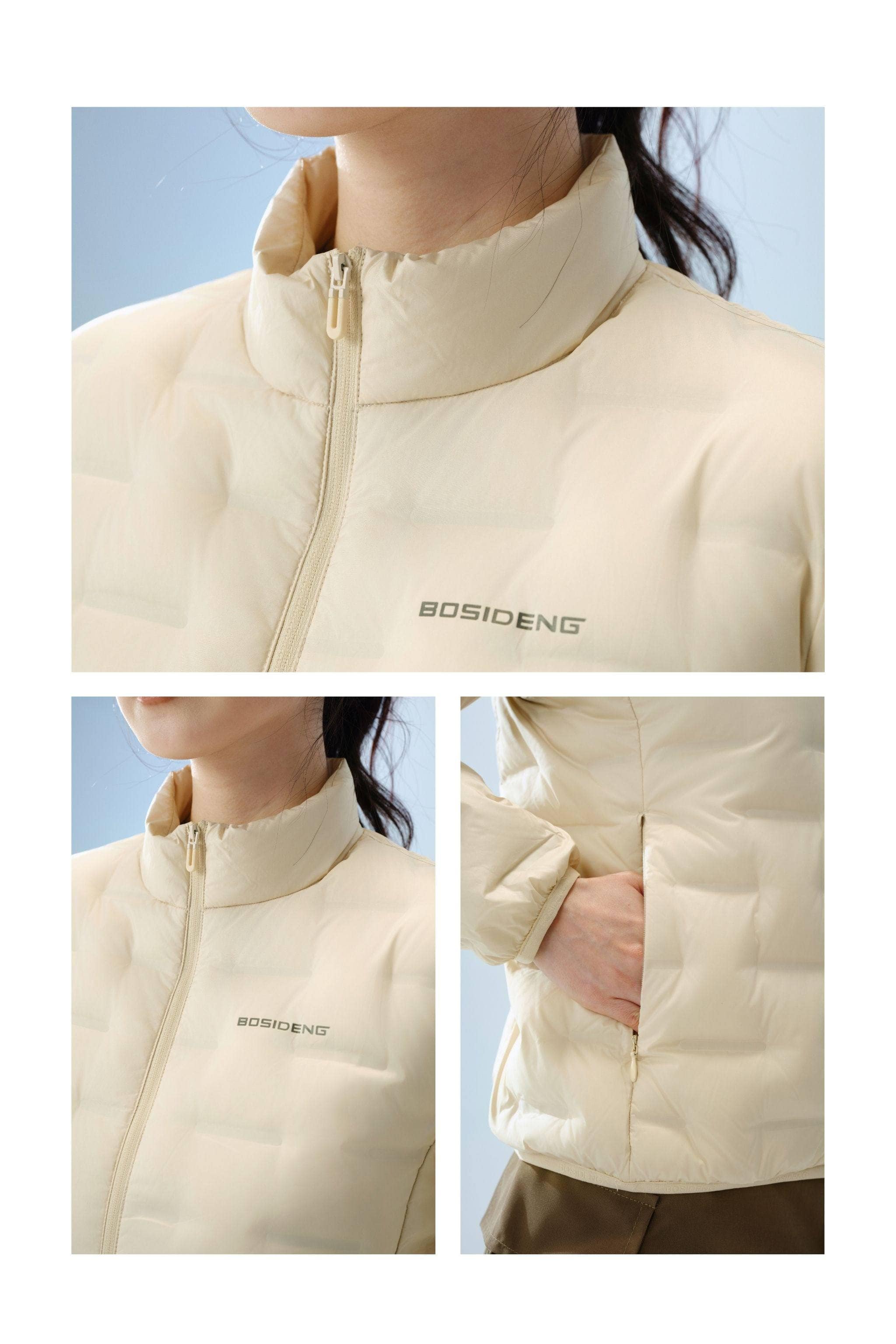 BOSIDENG 2025 Women's Goose Down Weightless Jacket 1036 Jacket