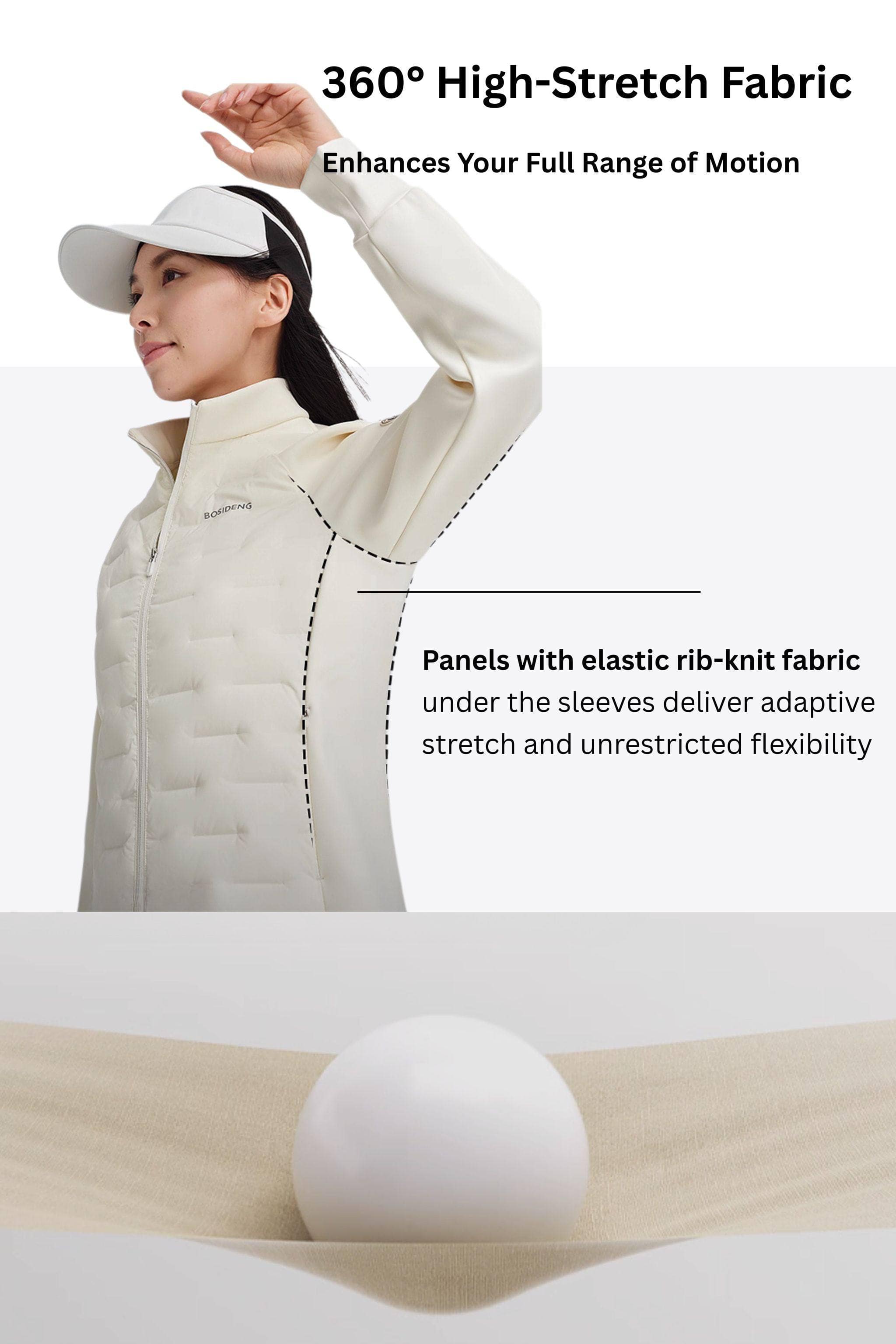 BOSIDENG 2025 Women's Goose Down Weightless Jacket 6706 Jackets