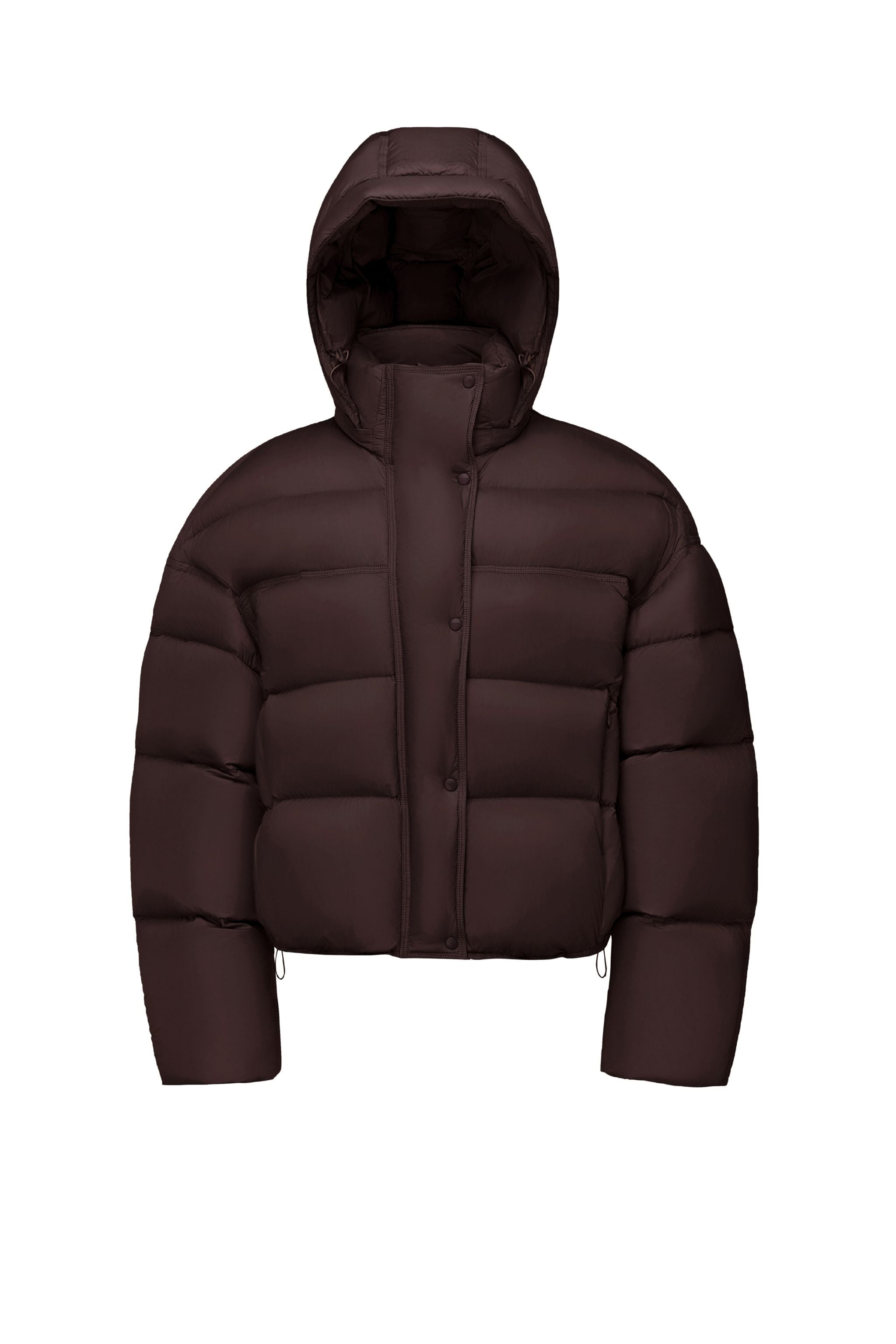 Women's Innovative Down Puffer With Hood 102 — puffer merges contemporary fashion with exceptional warmth — designed — view 12; water-resistant, windproof