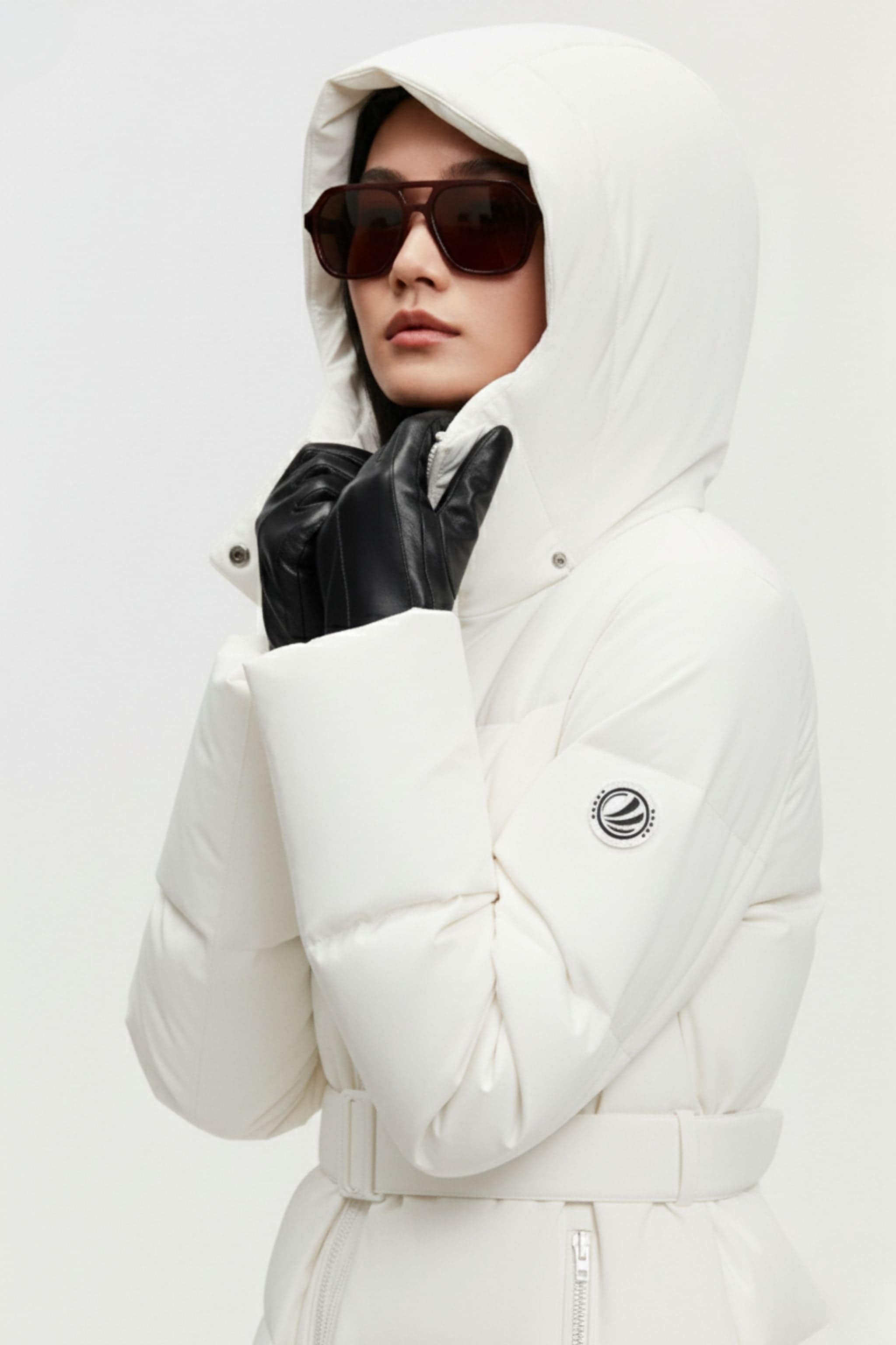 BOSIDENG 2025 Women's Premium Extreme Long Goose Down Jacket With Hood 778 Jacket