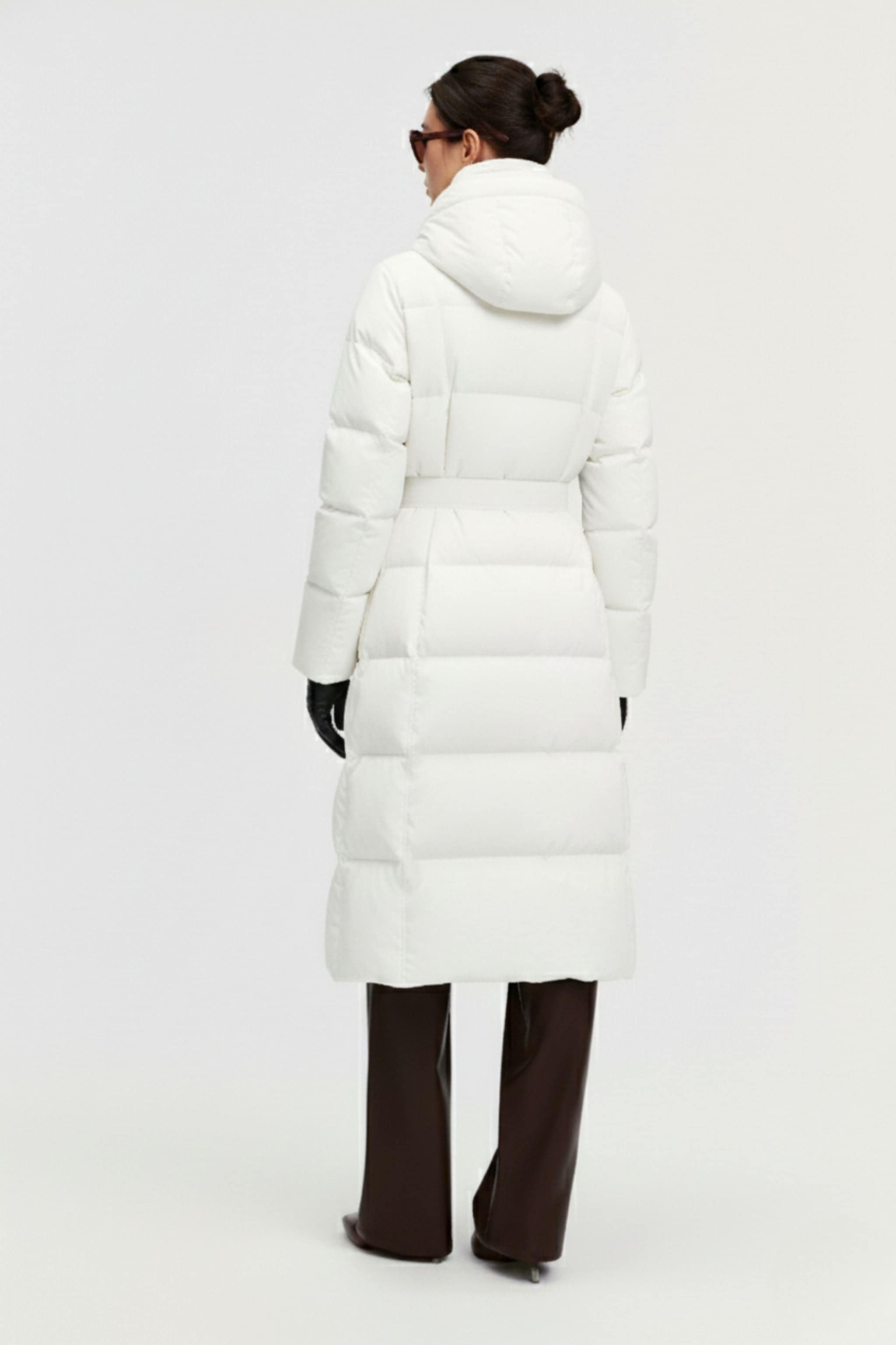 BOSIDENG 2025 Women's Premium Extreme Long Goose Down Jacket With Hood 778 Jacket