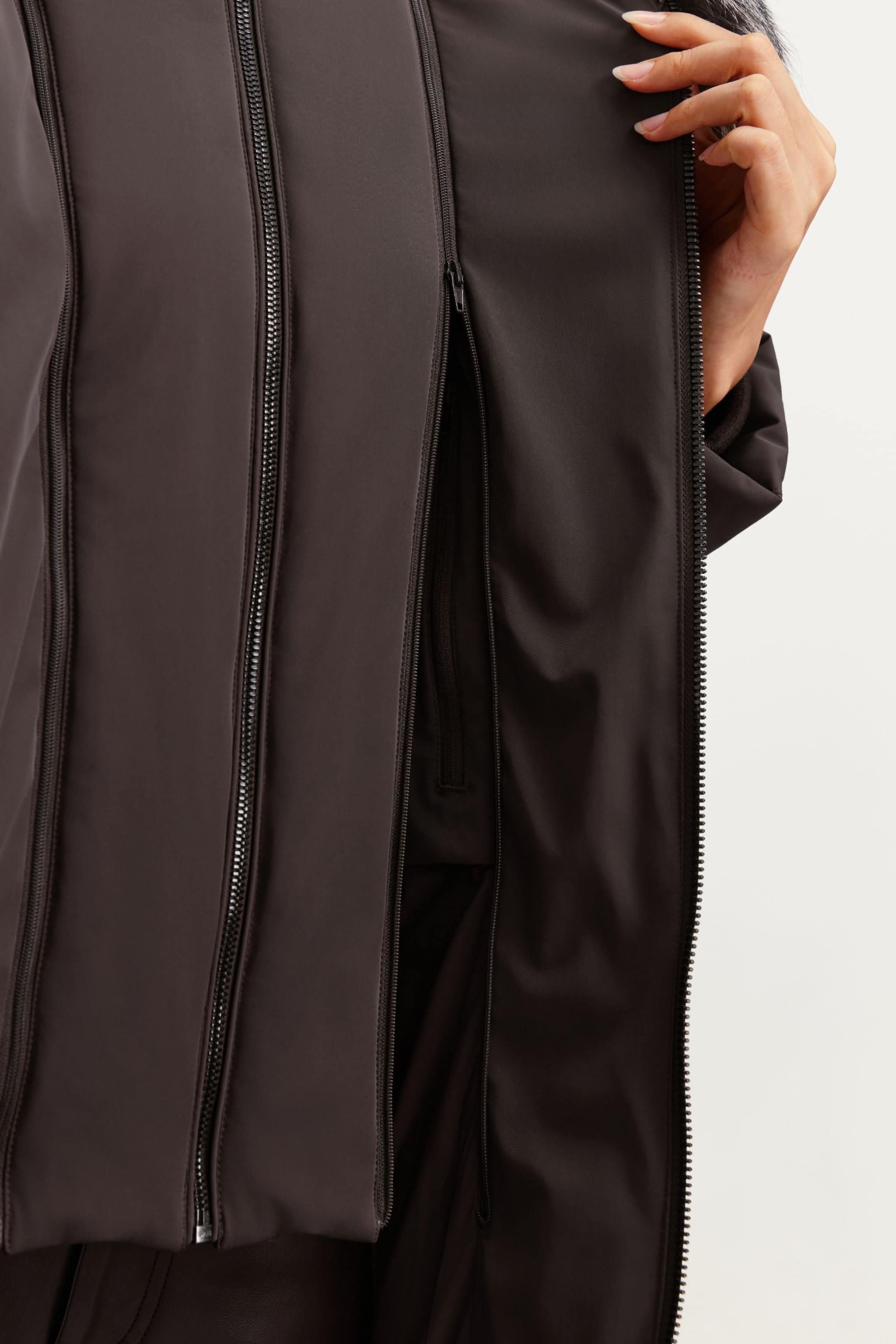 BOSIDENG 2025 Women's Premium Extreme Long Goose Down Jacket With Hood 778 Jacket