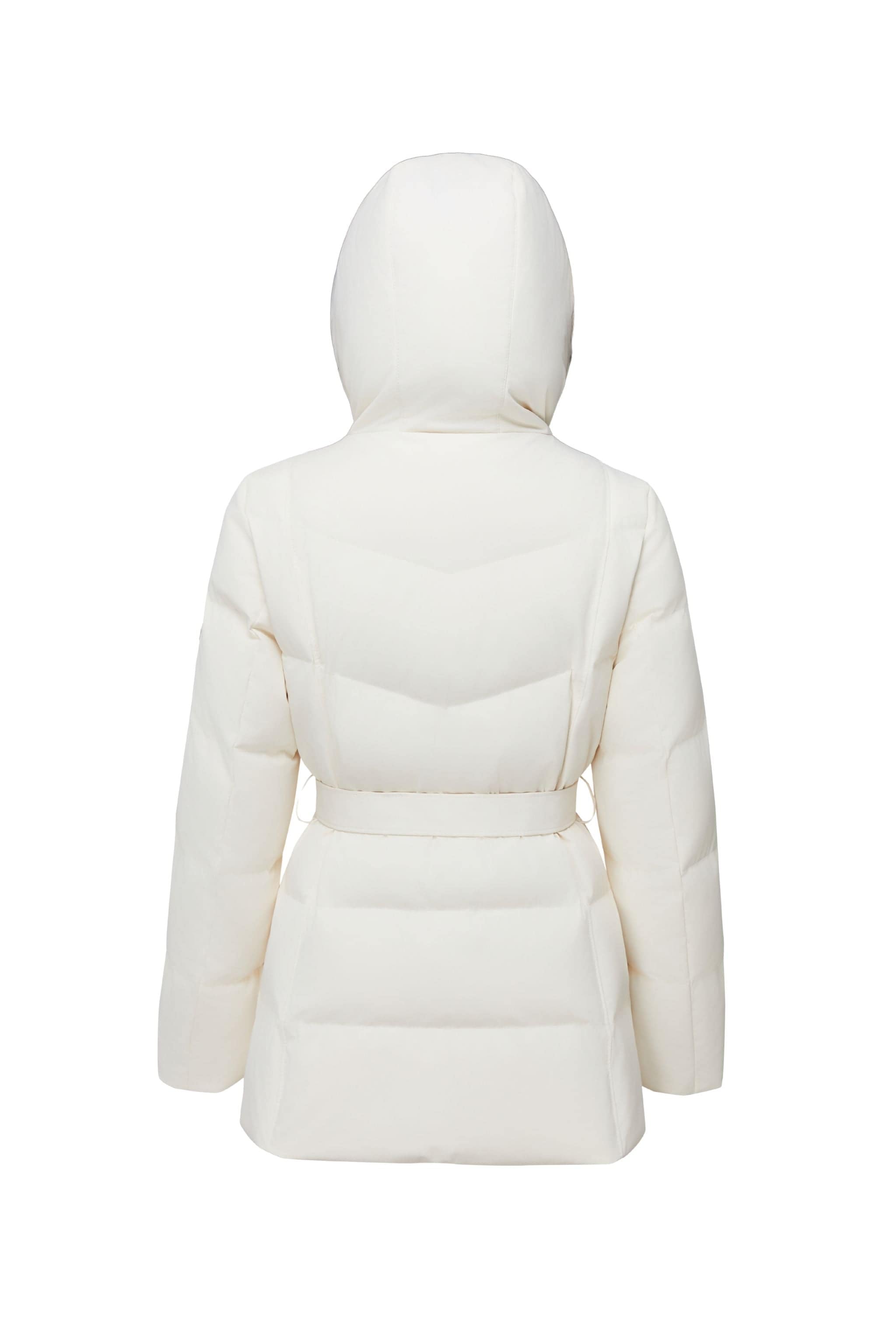 BOSIDENG 2025 Women's Premium Extreme Short Goose Down Jacket With Belt 722 Jacket