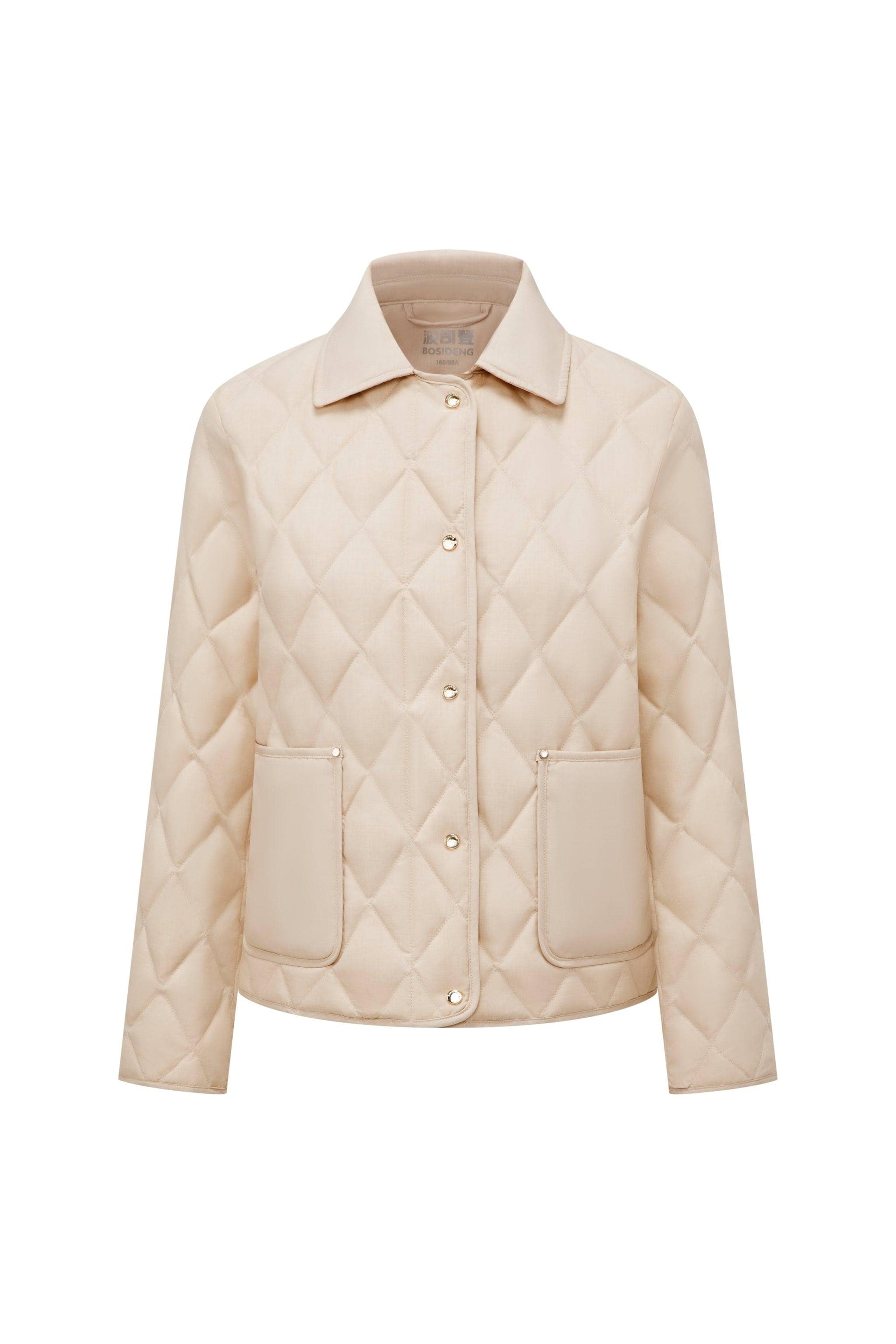 BOSIDENG 2025 Women's Short Goose Down Quilted Coat