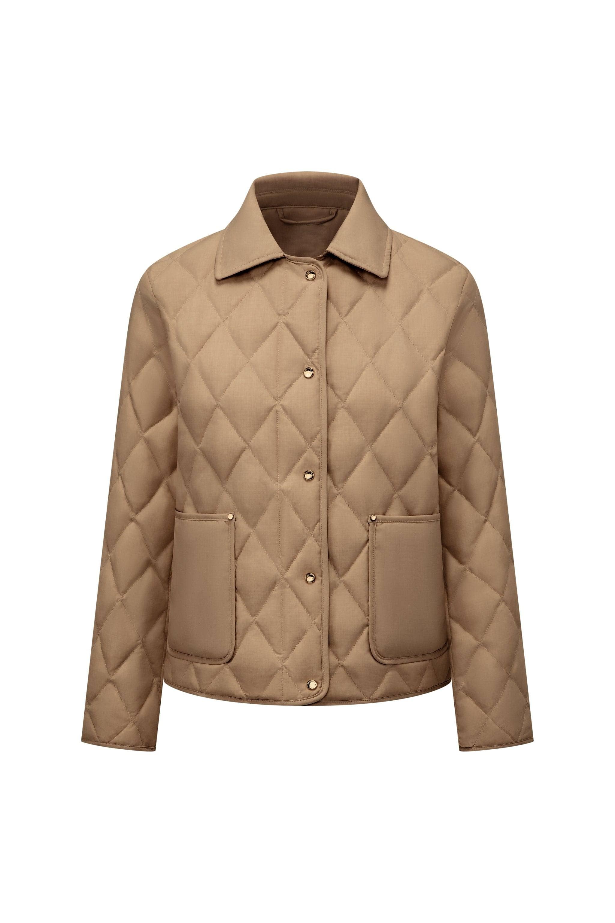 BOSIDENG 2025 Women's Short Goose Down Quilted Coat